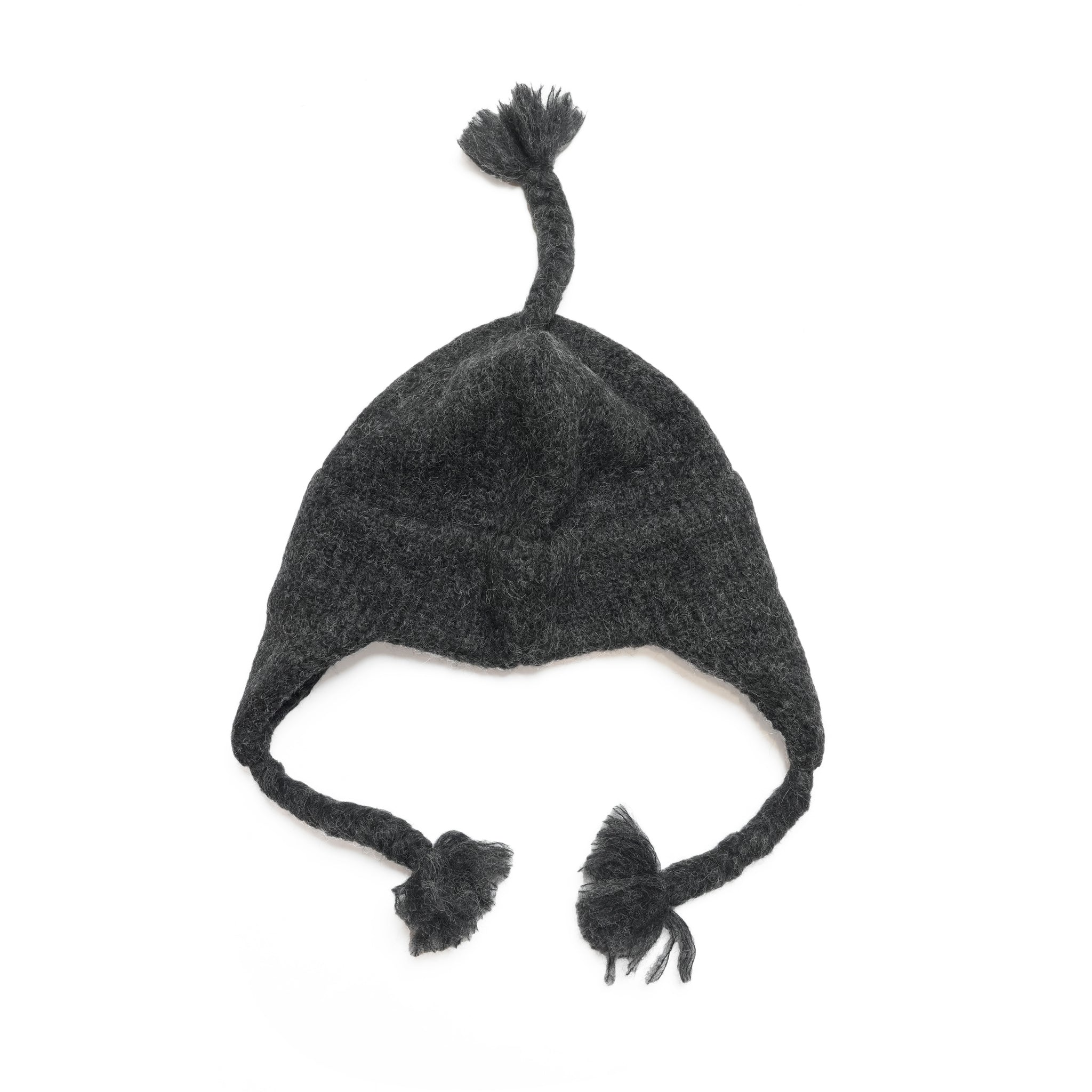 Alpaca Shaggy Chullio Hat | Color_Charcoal | No_prc05-02_charcoal【MONITALY_モニタリー】