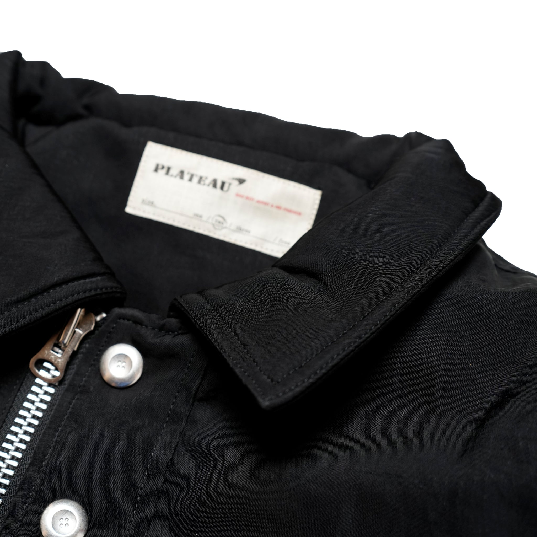 Pla24awj03-1_Black | 2024 logo bomber | Color:Black【PLATEAU STUDIO_プラトー スタジオ】【archive】
