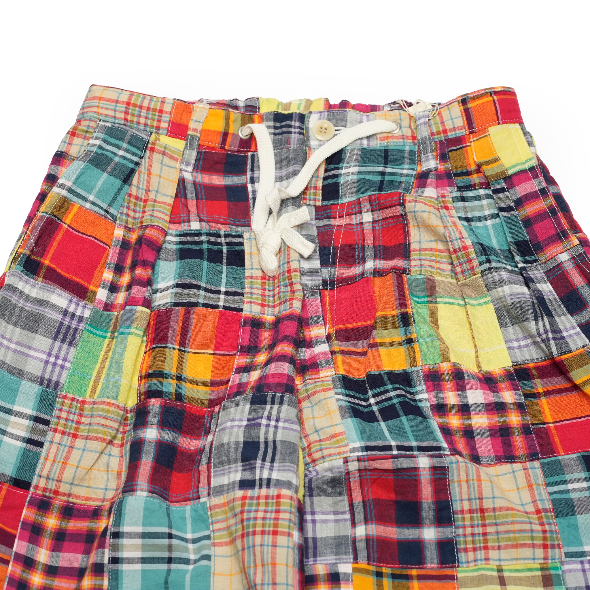 P0703301_01-CHECK | JACK TUCK PANTS | Color:01-Check【NASNGWAM_ナスングワム】【archive】