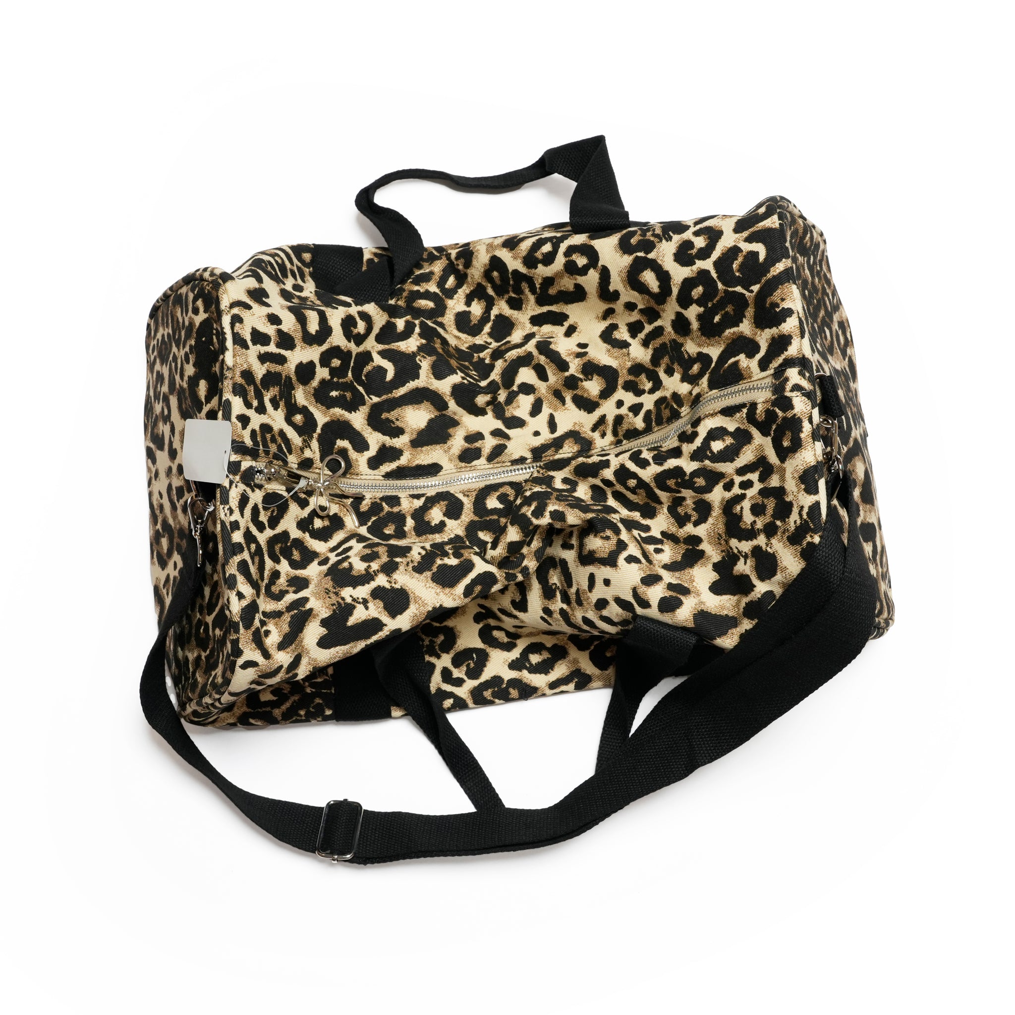 Conrad Leopard Holdall Bag | Color_Tan | No_32SM02BGM007TAN_TAN【SISTER JANE_シスタージェーン】