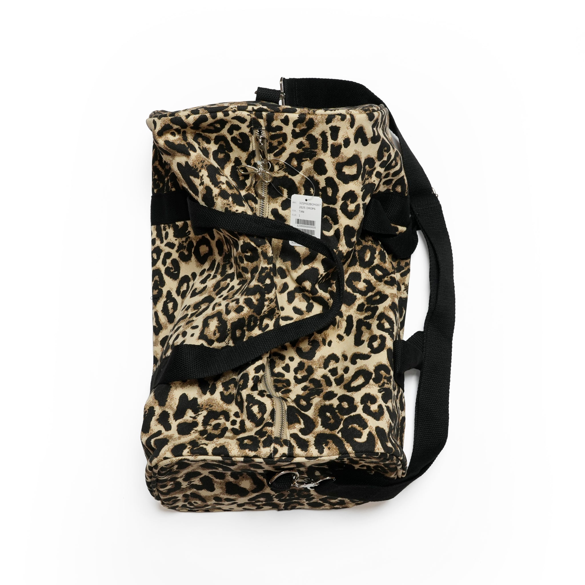 Conrad Leopard Holdall Bag | Color_Tan | No_32SM02BGM007TAN_TAN【SISTER JANE_シスタージェーン】