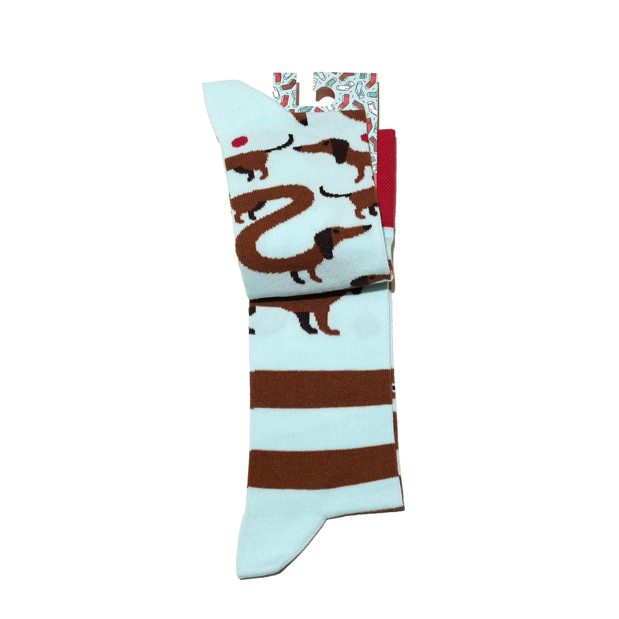 reguler socks / Sausage Dog 【many mornings メニ―モーニングス】【ネコポス選択可能】