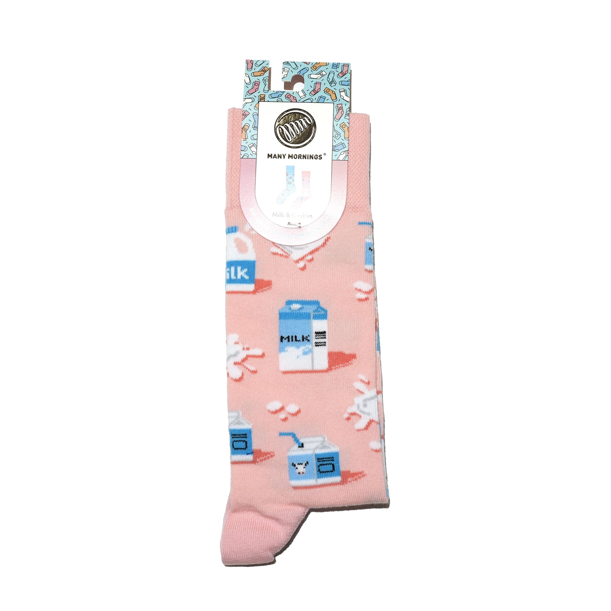 reguler socks / Milk & Cookies 【many mornings メニ―モーニングス】【ネコポス選択可能】