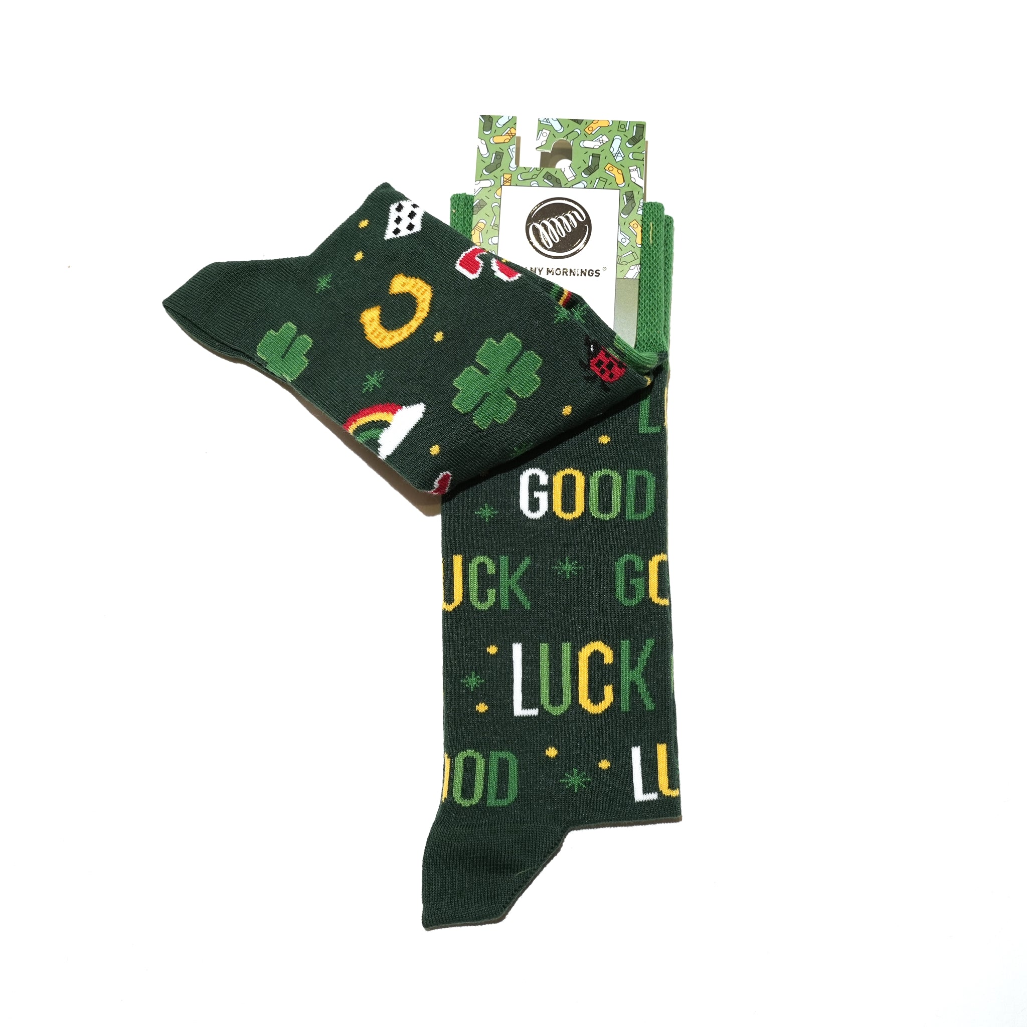 many mornings reguler socks / Good Luck 【many mornings メニ―モーニングス】【ネコポス選択可能】