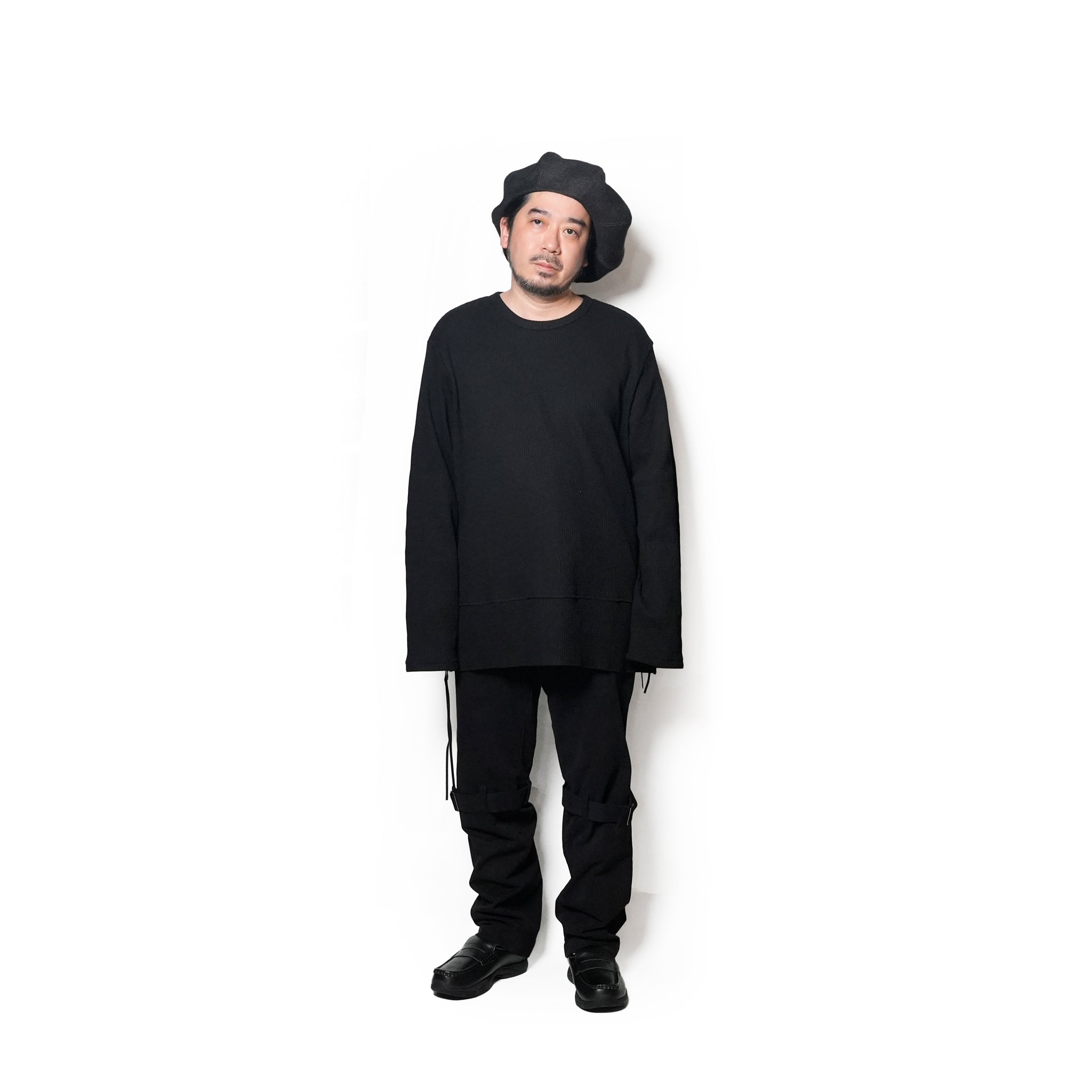 コットンボンテージパンツ | Color_Black | No_opizi254002_black【OPULENCE_オーピュレンス】