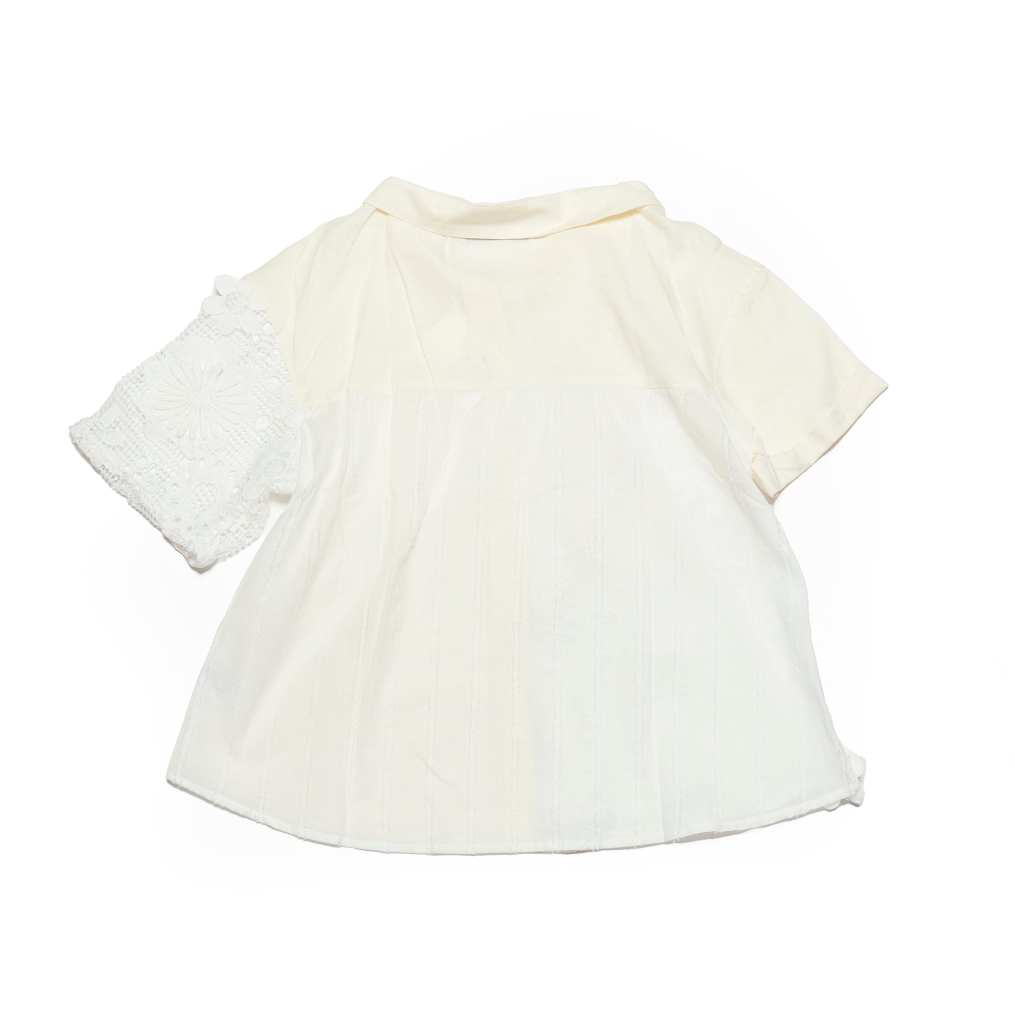 BSD25SS-16_White | Freehands Patern Shirt | Color:White【BEDSIDEDRAMA_ベッドサイドドラマ】【archive】