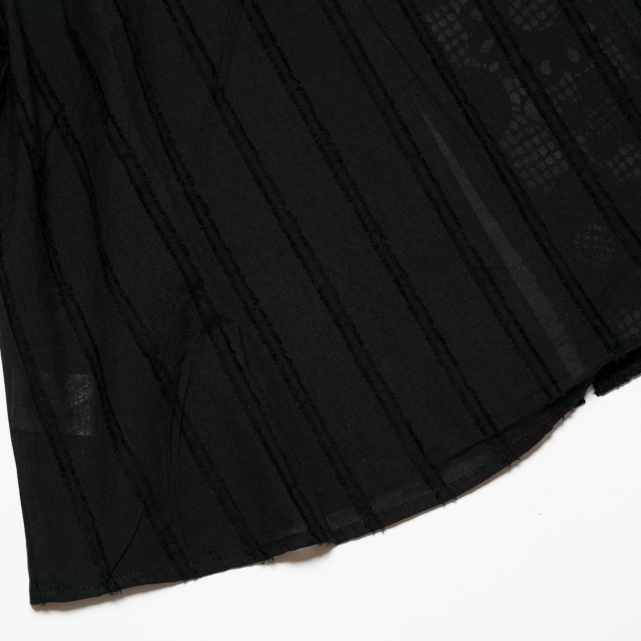 BSD25SS-16_Black | Freehands Patern Shirt | Color:Black【BEDSIDEDRAMA_ベッドサイドドラマ】【archive】