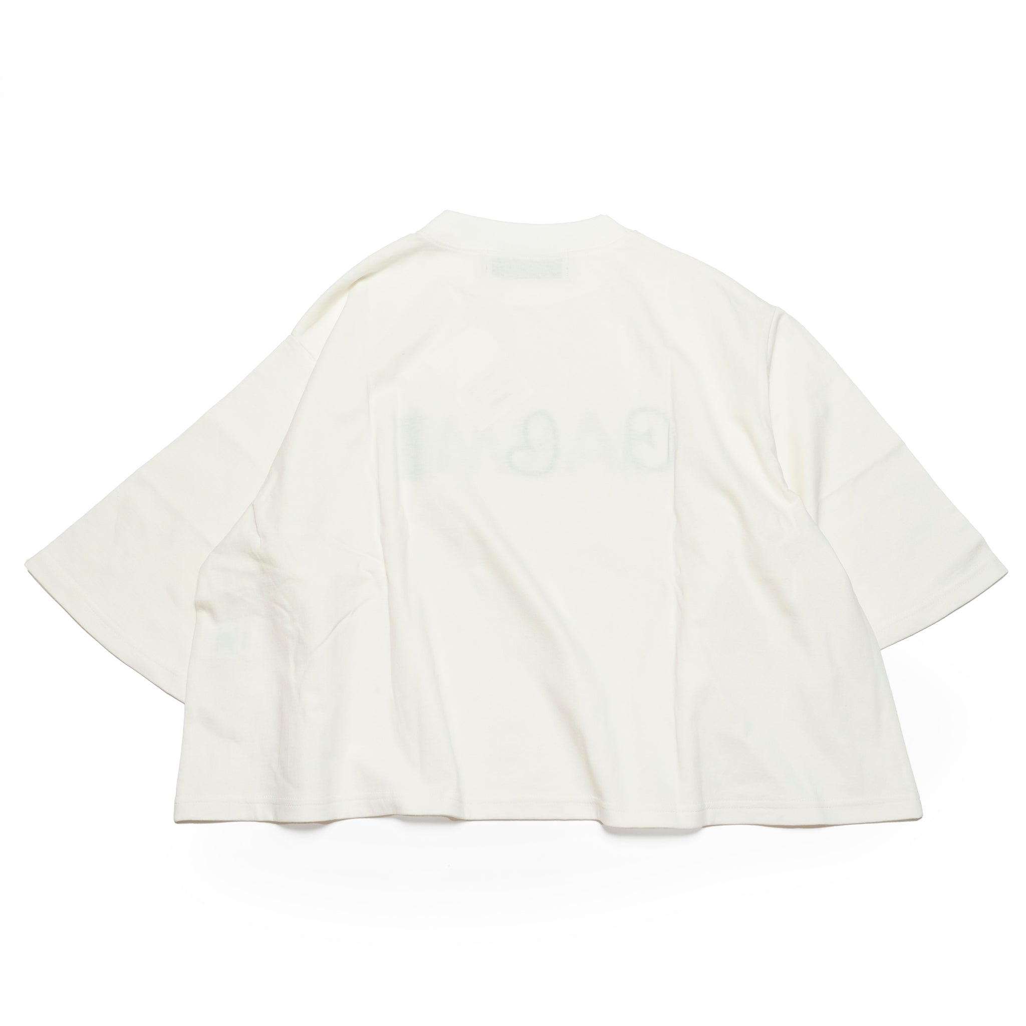BSD25SS-21A_White | CALM Flare Tee | Color:White【BEDSIDEDRAMA_ベッドサイドドラマ】【archive】