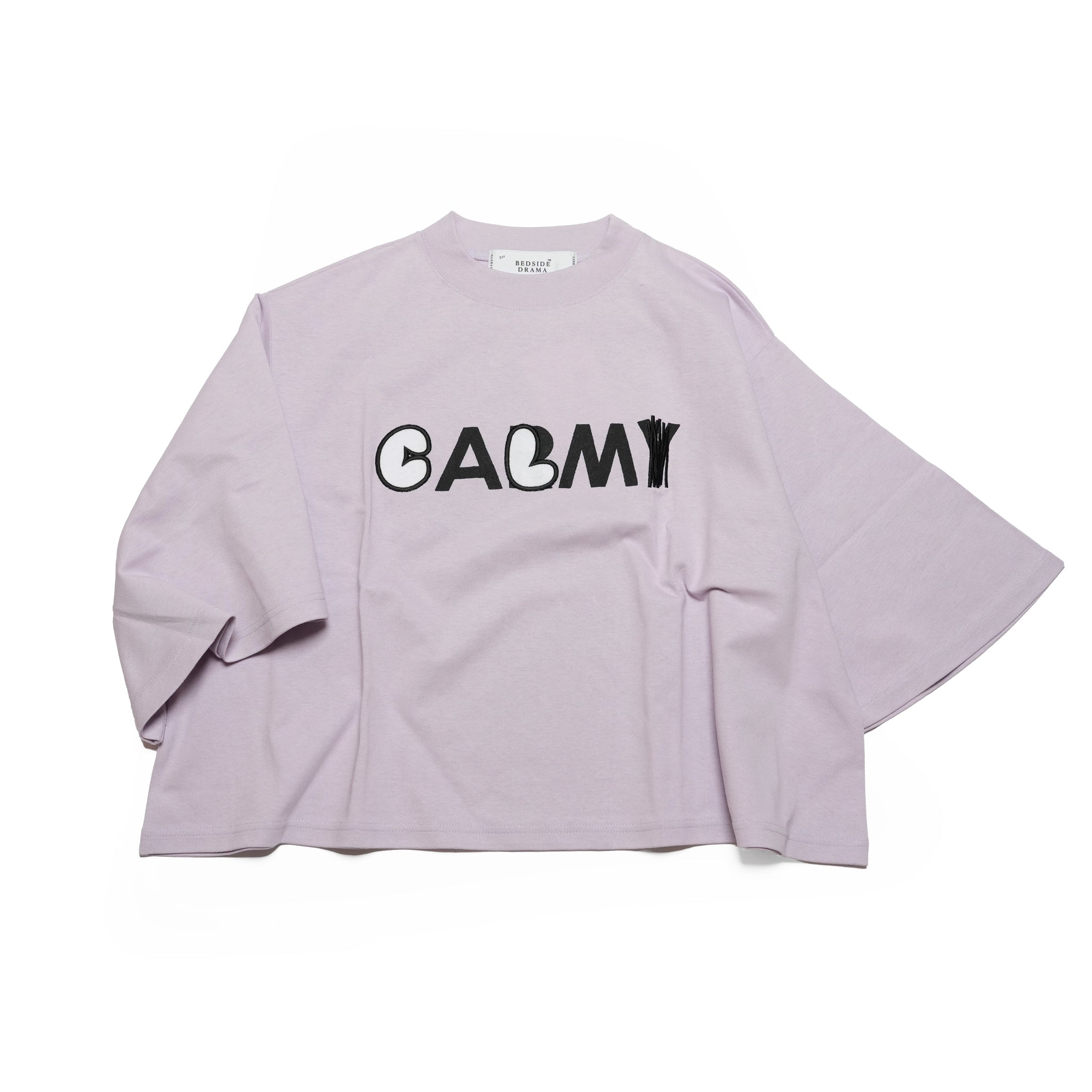 BSD25SS-21A_Purple | CALM Flare Tee | Color:Purple【BEDSIDEDRAMA_ベッドサイドドラマ】【archive】