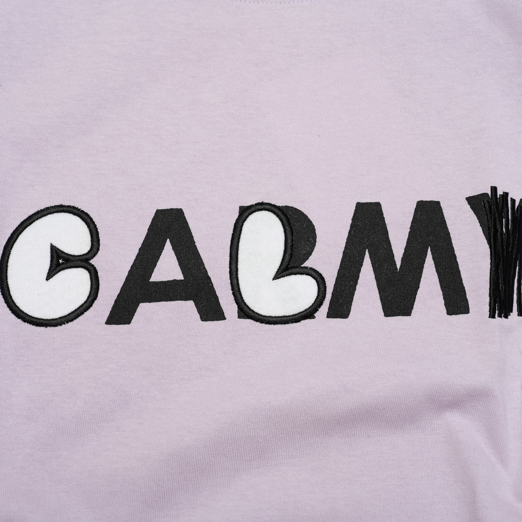 BSD25SS-21A_Purple | CALM Flare Tee | Color:Purple【BEDSIDEDRAMA_ベッドサイドドラマ】【archive】
