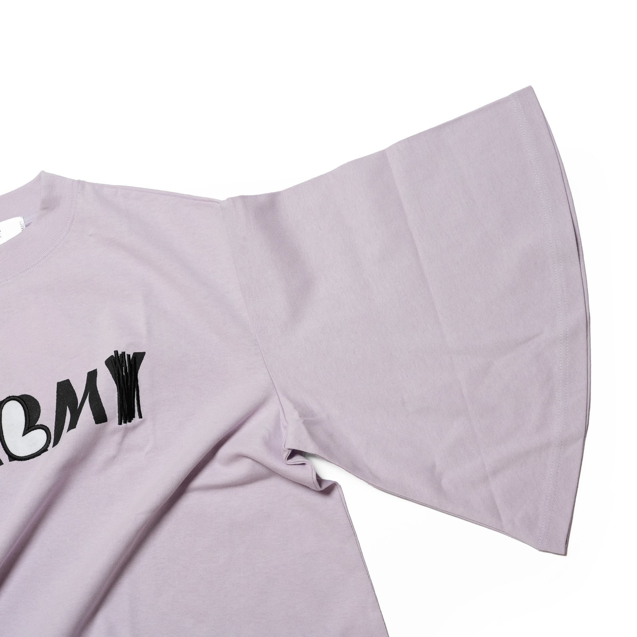 BSD25SS-21A_Purple | CALM Flare Tee | Color:Purple【BEDSIDEDRAMA_ベッドサイドドラマ】【archive】