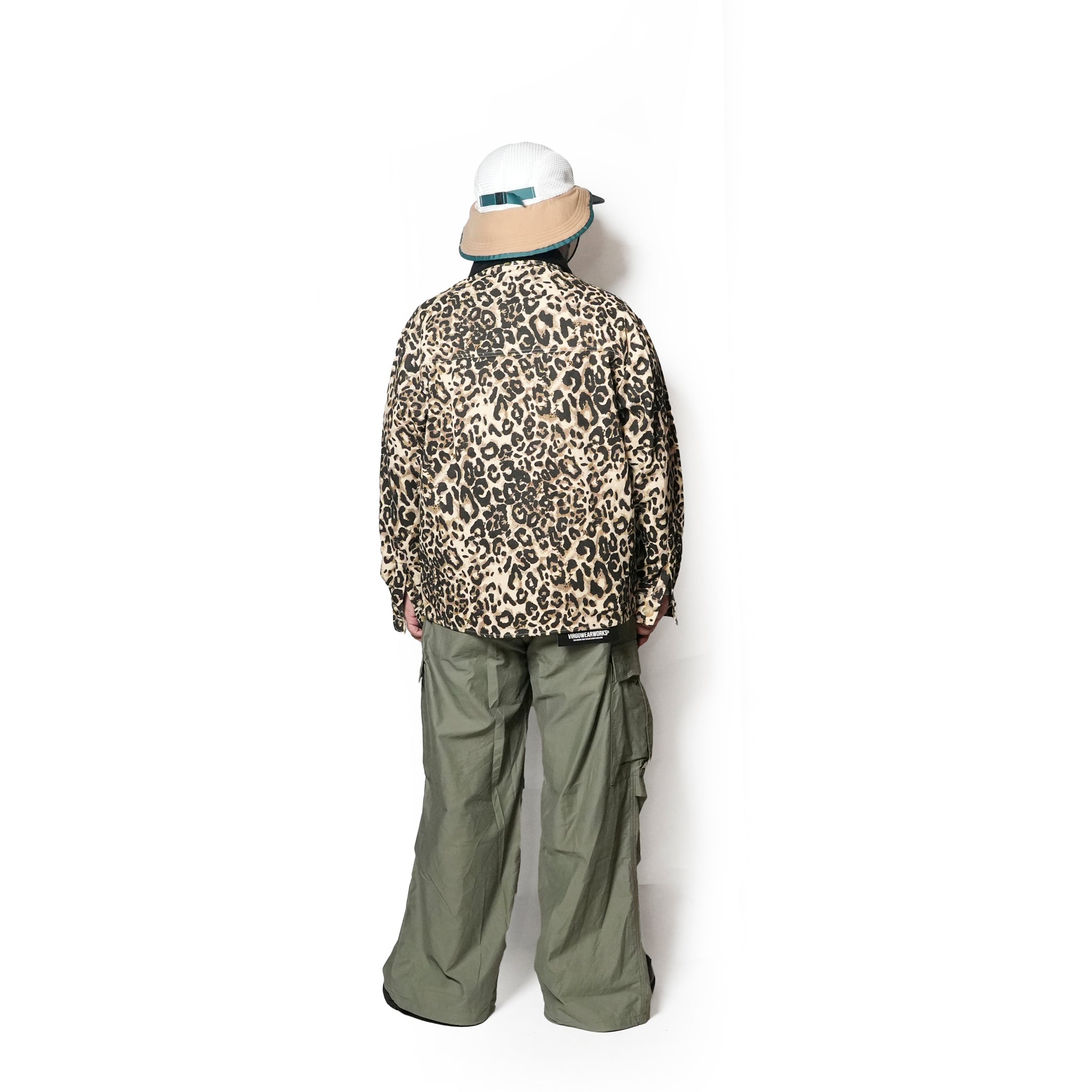 Conrad Leopard Worker Jacket | Color_Tan | No_32SM02JKM063TAN_TAN【SISTER JANE_シスタージェーン】