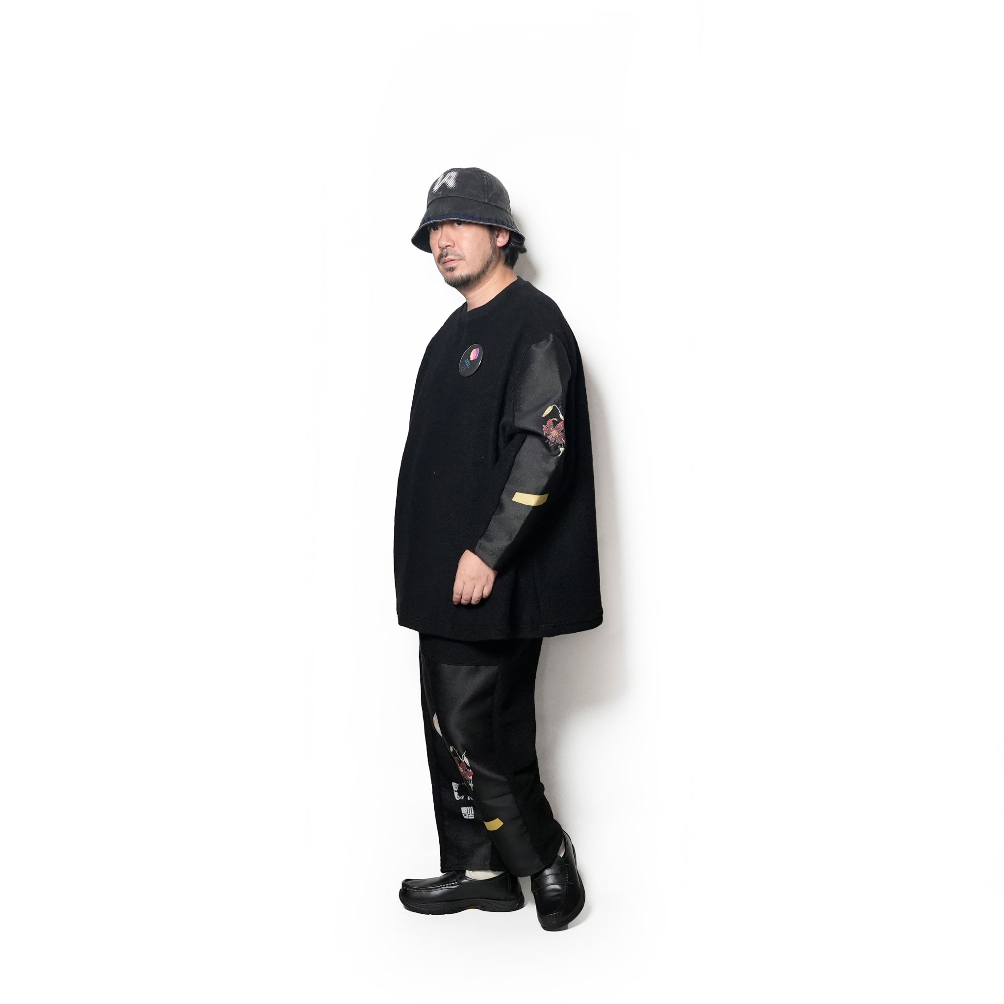 FLAGMENTS MIX DAYOFF PANT | Color_Black | No_sf25aw-18_black【STOF_ストフ】