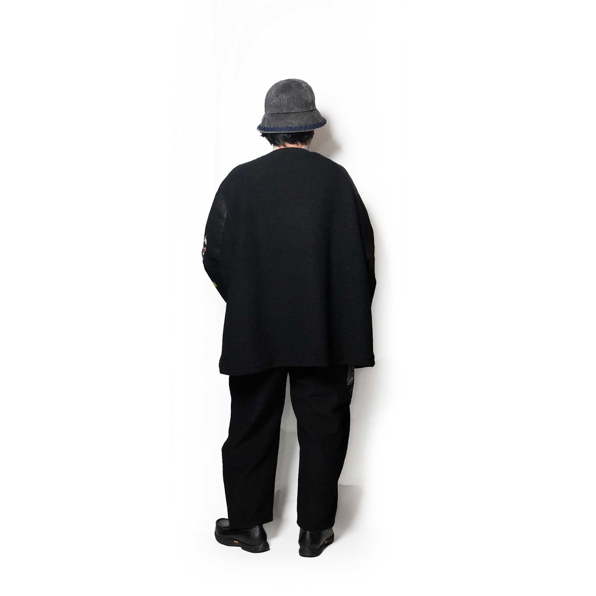 FLAGMENTS MIX DAYOFF PANT | Color_Black | No_sf25aw-18_black【STOF_ストフ】