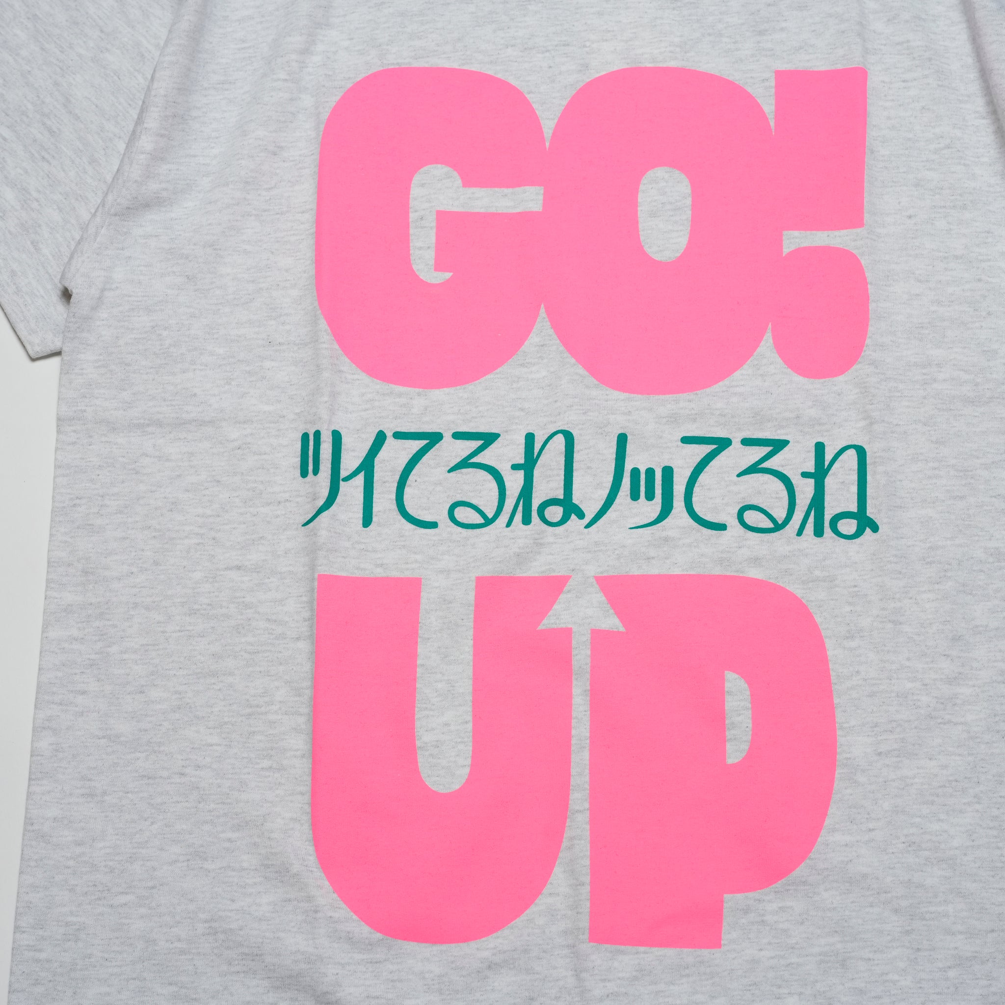 OK-prt-029 | Go Up Tee | Color:Gray/N Yellow【OK_オーケー】【ネコポス選択可能】【archive】