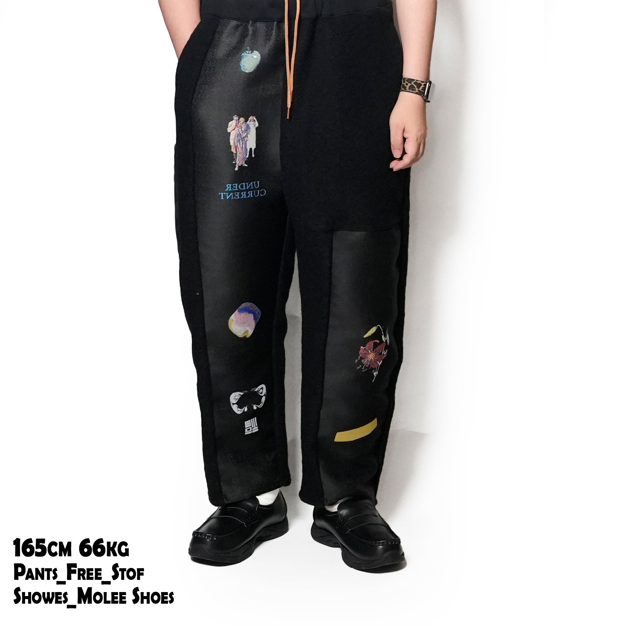 FLAGMENTS MIX DAYOFF PANT | Color_Black | No_sf25aw-18_black【STOF_ストフ】