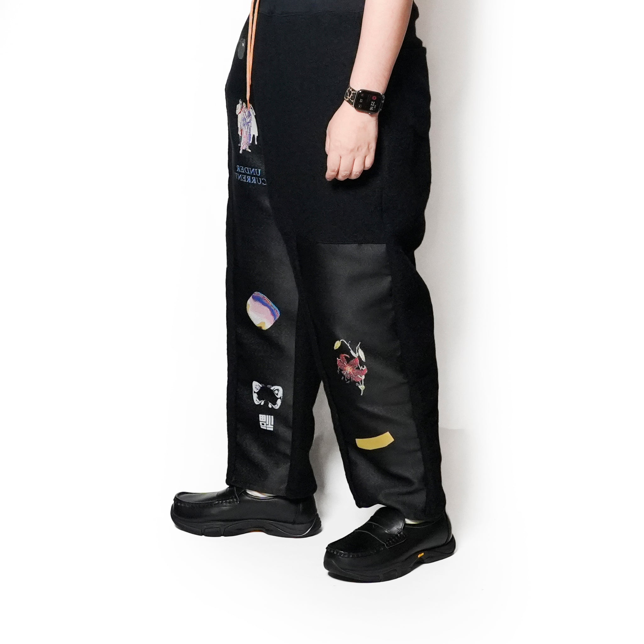 FLAGMENTS MIX DAYOFF PANT | Color_Black | No_sf25aw-18_black【STOF_ストフ】