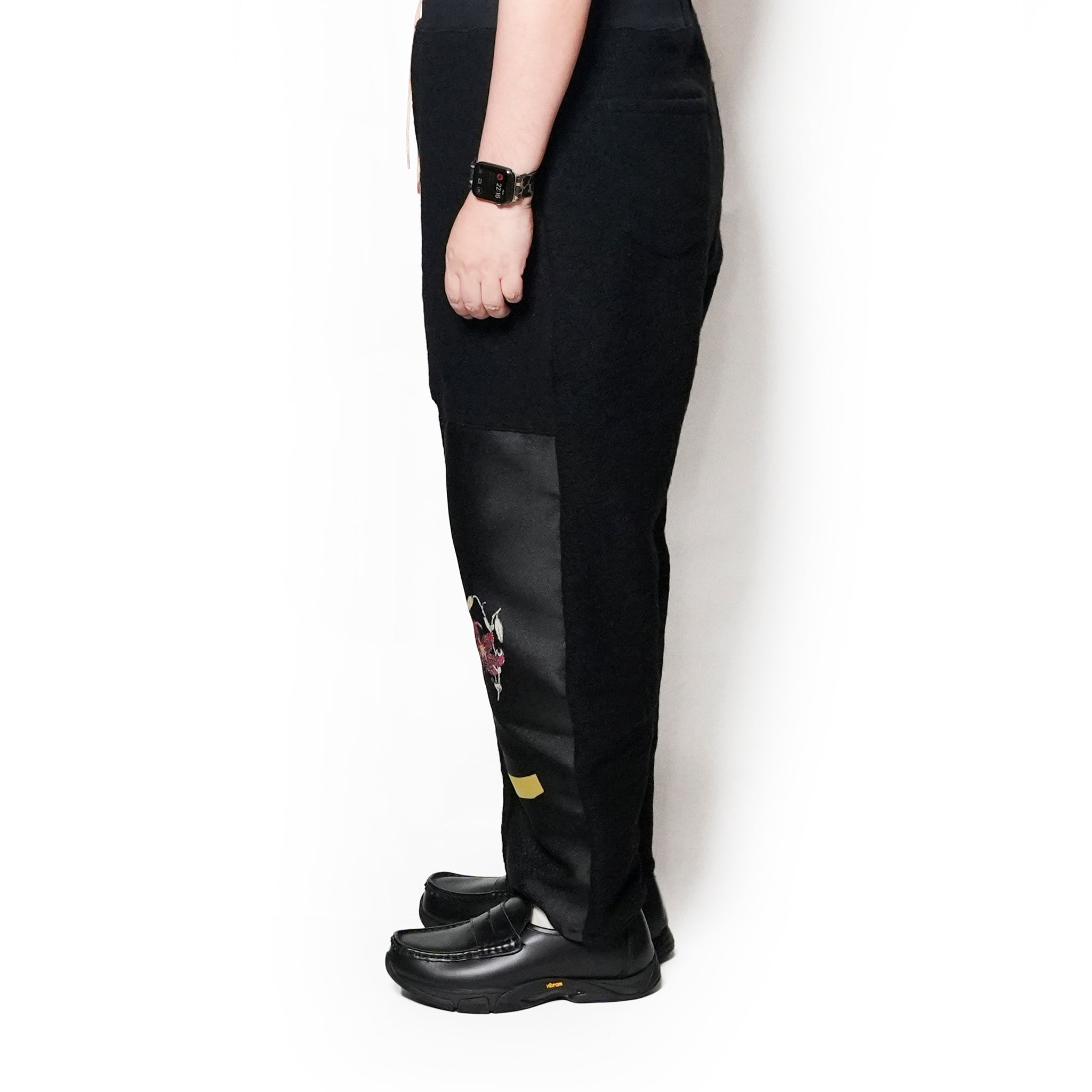 FLAGMENTS MIX DAYOFF PANT | Color_Black | No_sf25aw-18_black【STOF_ストフ】