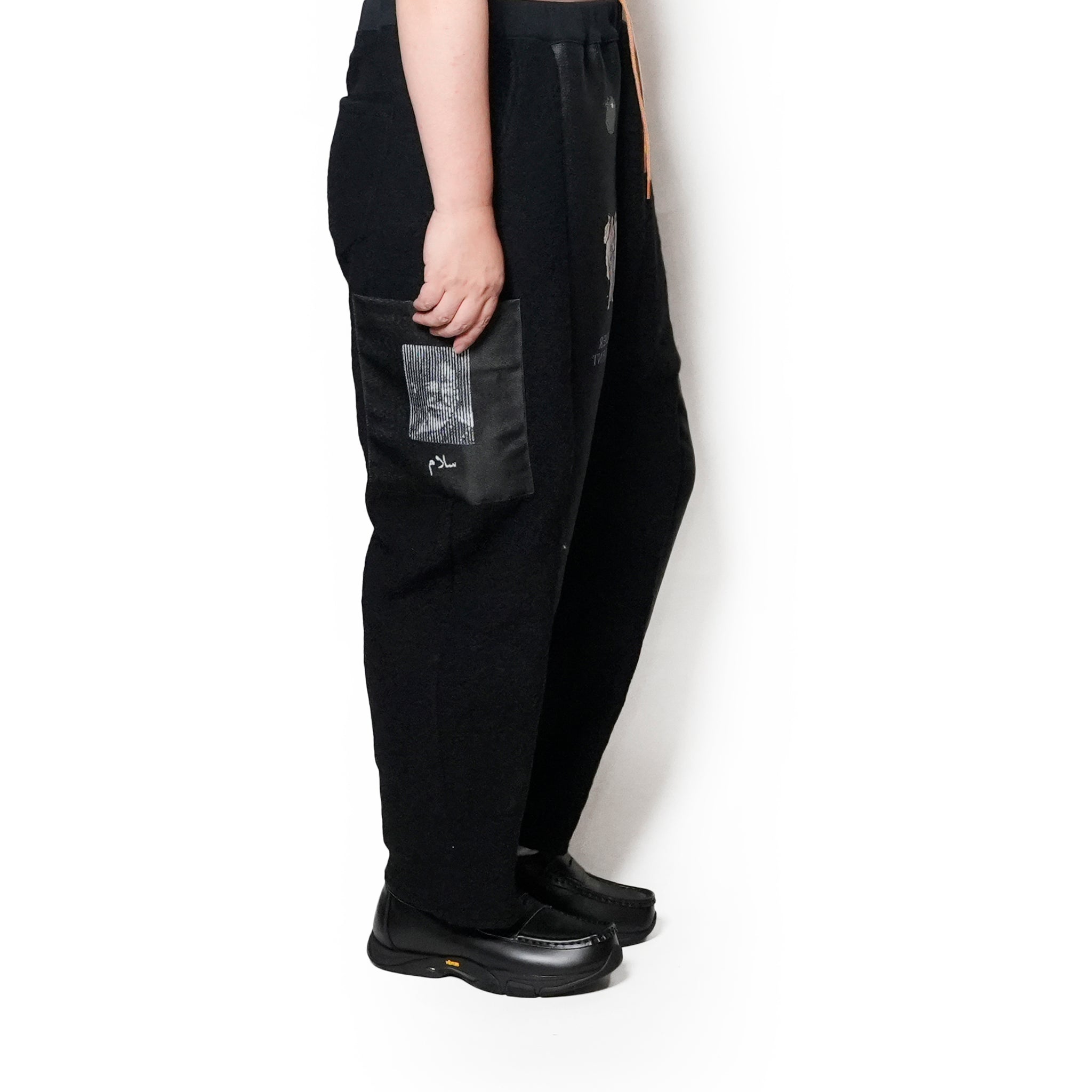 FLAGMENTS MIX DAYOFF PANT | Color_Black | No_sf25aw-18_black【STOF_ストフ】