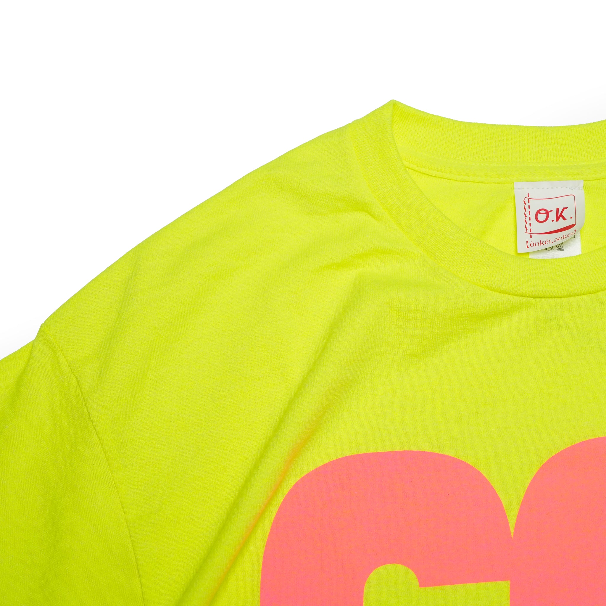 OK-prt-029 | Go Up Tee | Color:Gray/N Yellow【OK_オーケー】【ネコポス選択可能】【archive】