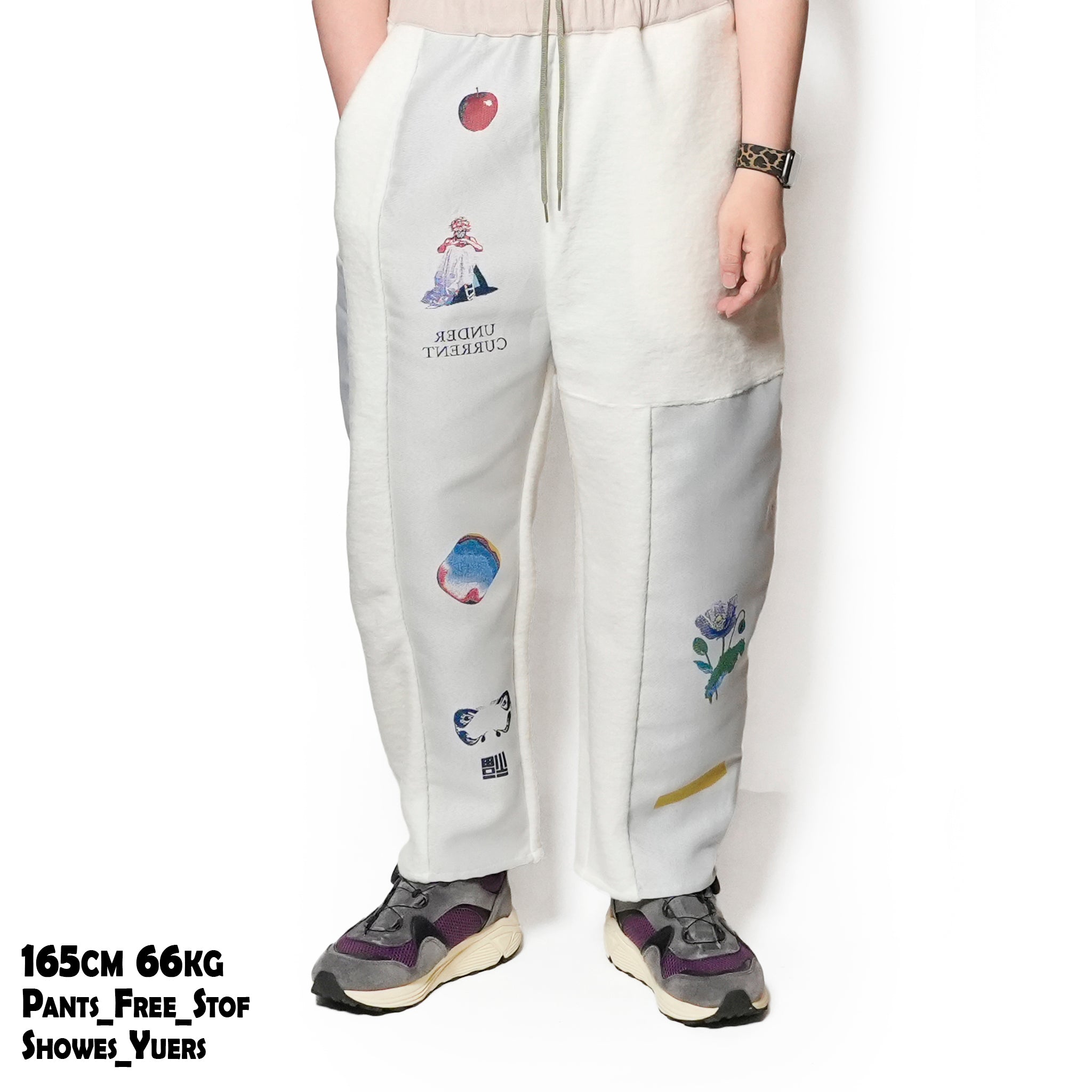 FLAGMENTS MIX DAYOFF PANT | Color_White | No_sf25aw-18_white【STOF_ストフ】