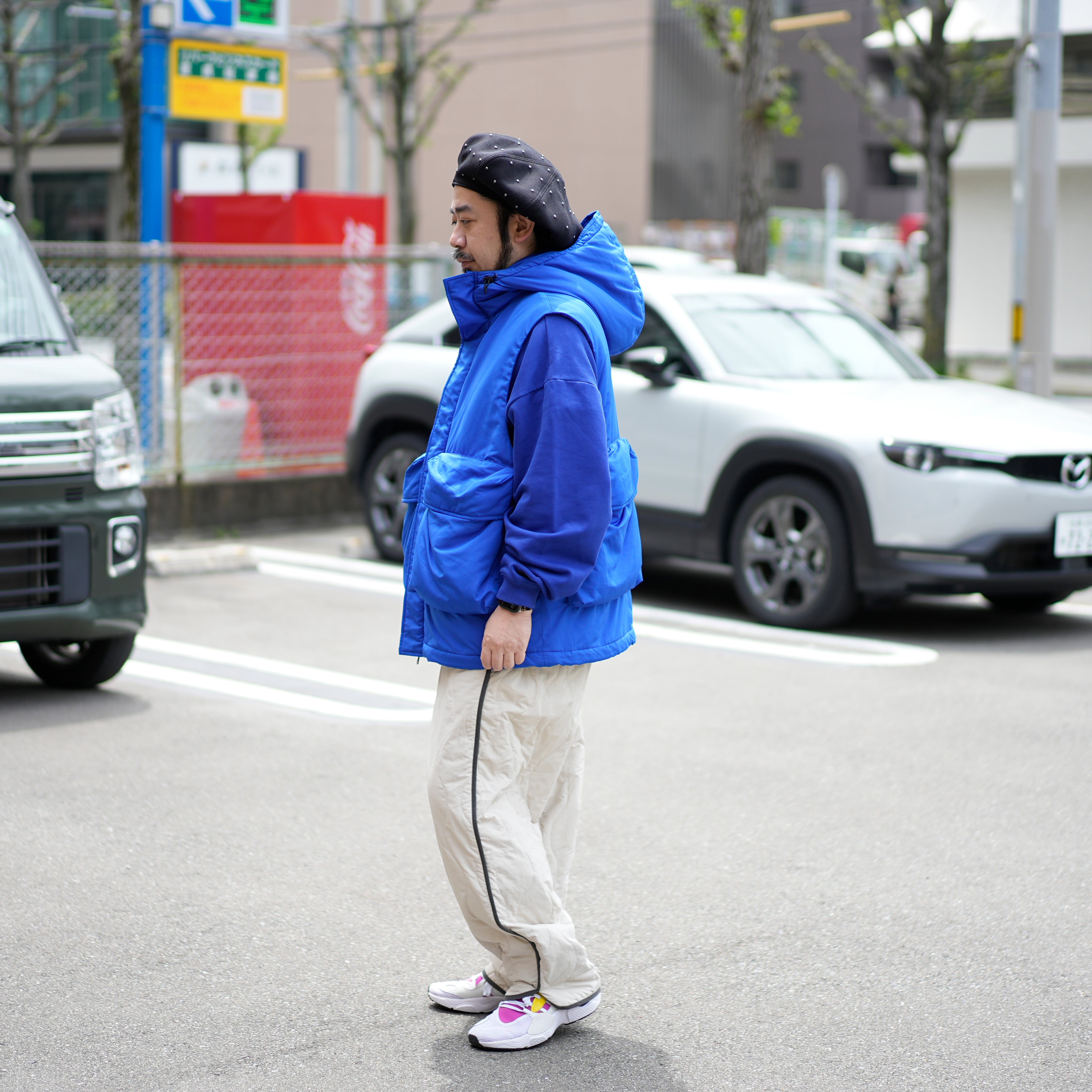 HYATT PUFF VEST – Blue | KELEN MEN