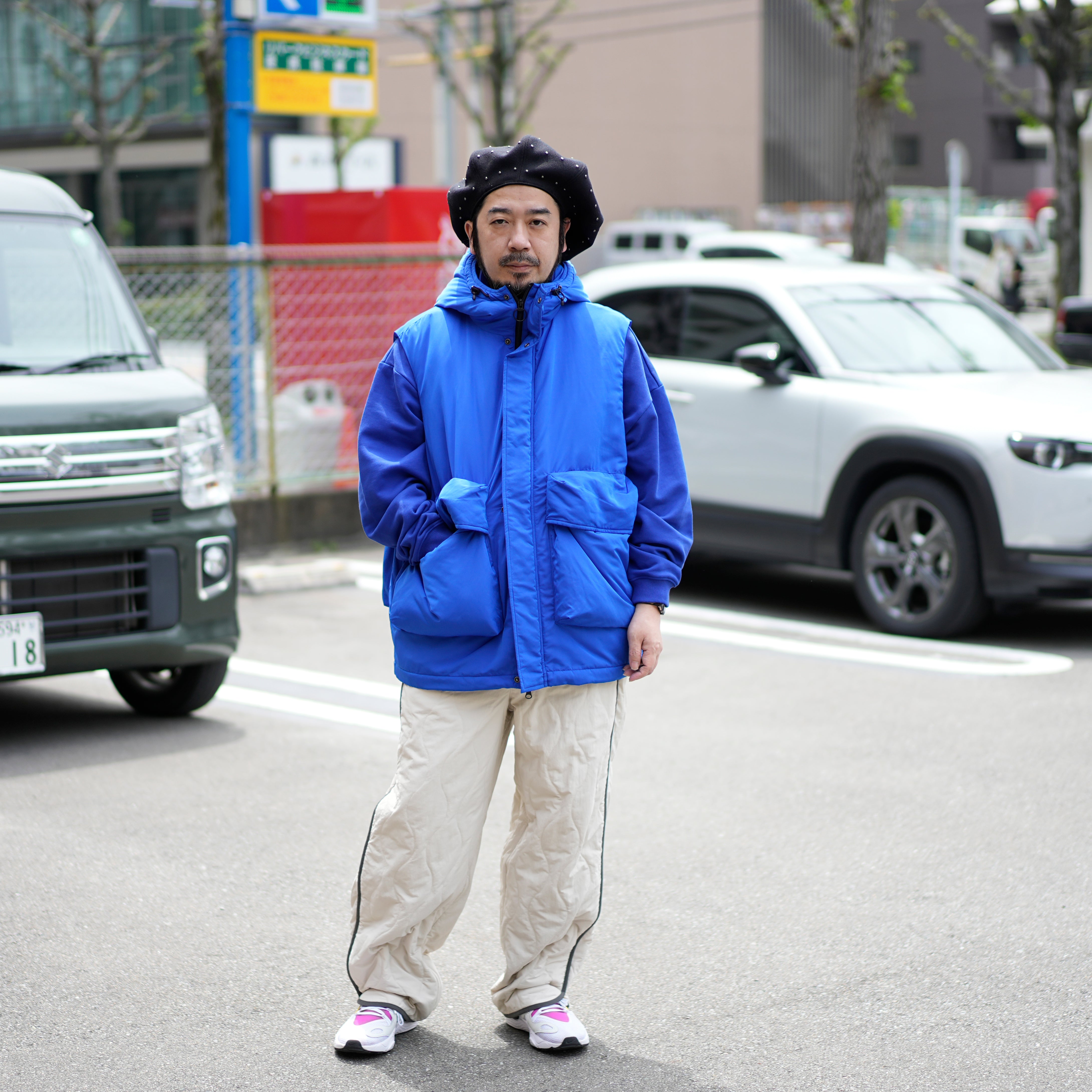 HYATT PUFF VEST – Blue | KELEN MEN