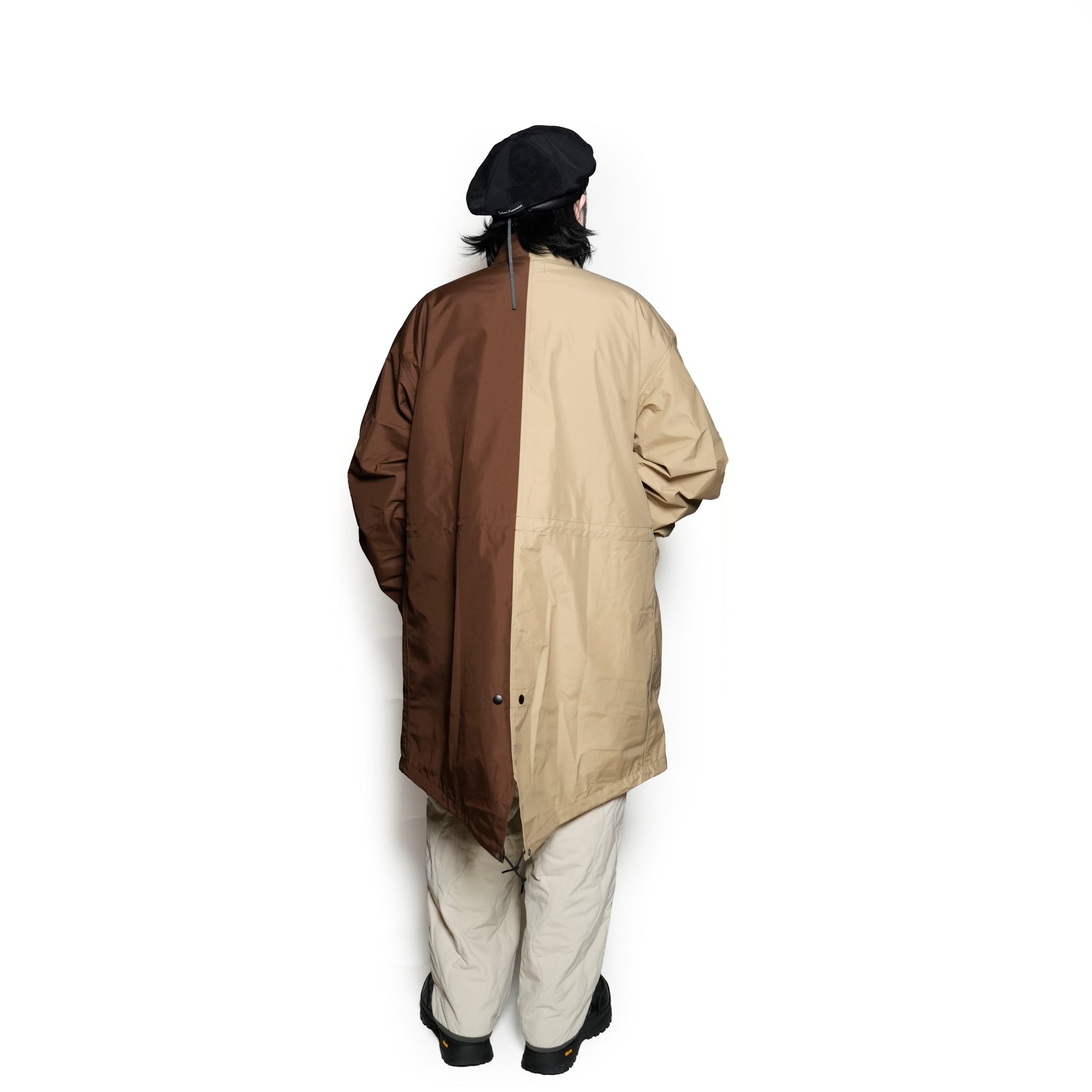 PH24FW-006_Brown/Beige | P.H. M. MOD’S COAT | Color:Brown/Beige【POWDERHORN MOUNTAINEERING_パウダーホーンマウンテニアリング】