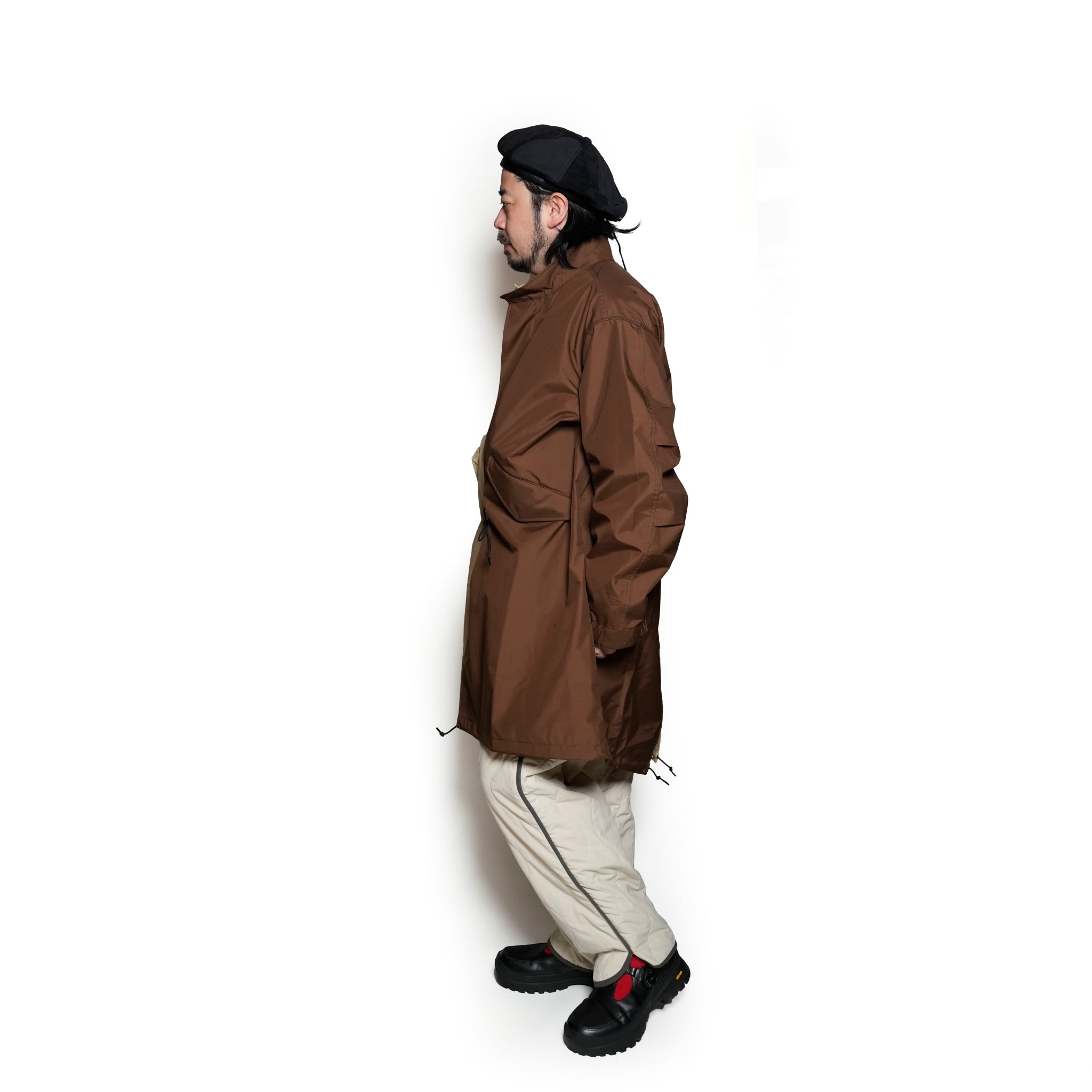 PH24FW-006_Brown/Beige | P.H. M. MOD’S COAT | Color:Brown/Beige【POWDERHORN MOUNTAINEERING_パウダーホーンマウンテニアリング】