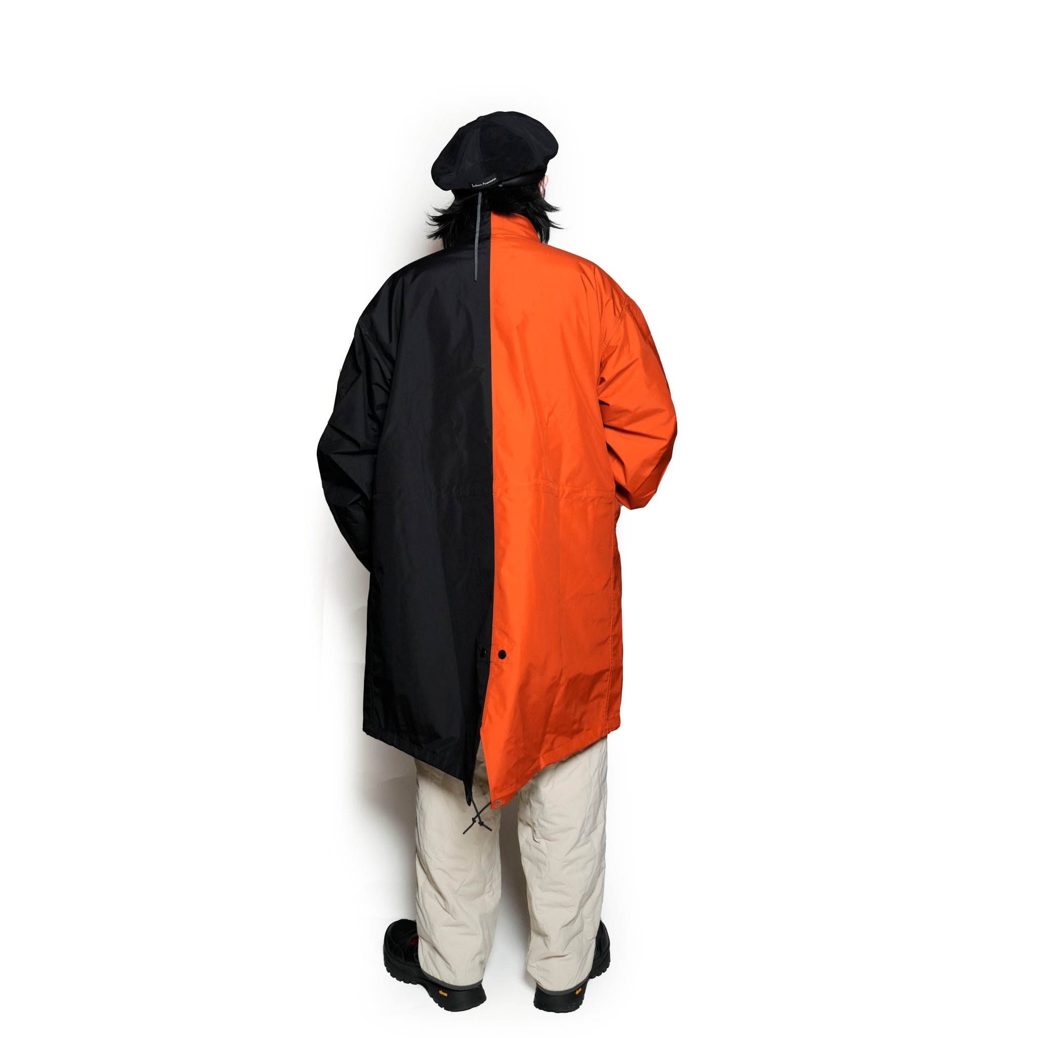 PH24FW-006_Black / Orange | P.H.M. MOD’S COAT – Black / Orange | POWDERHORN MOUNTAINEERING