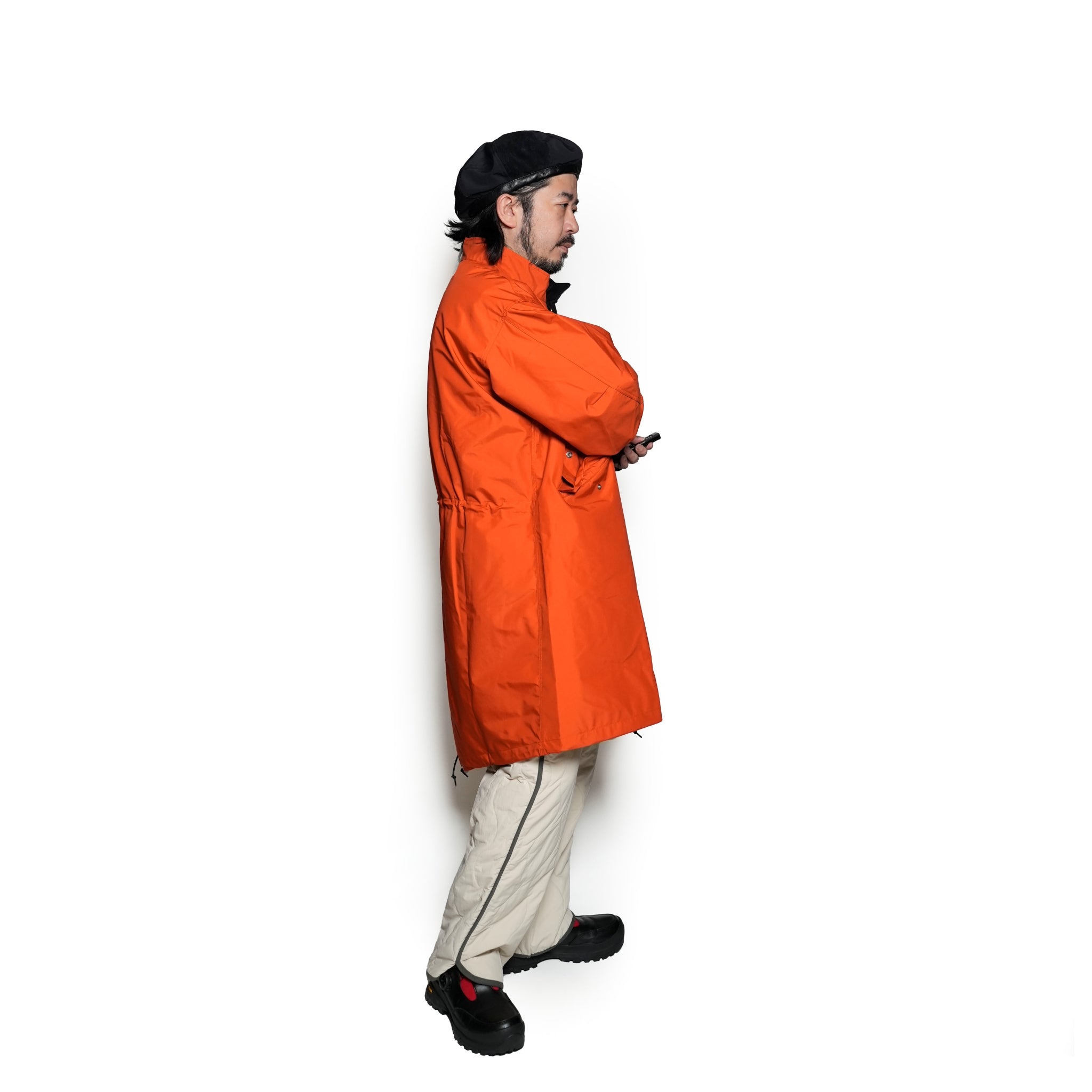 PH24FW-006_Black / Orange | P.H.M. MOD’S COAT – Black / Orange | POWDERHORN MOUNTAINEERING