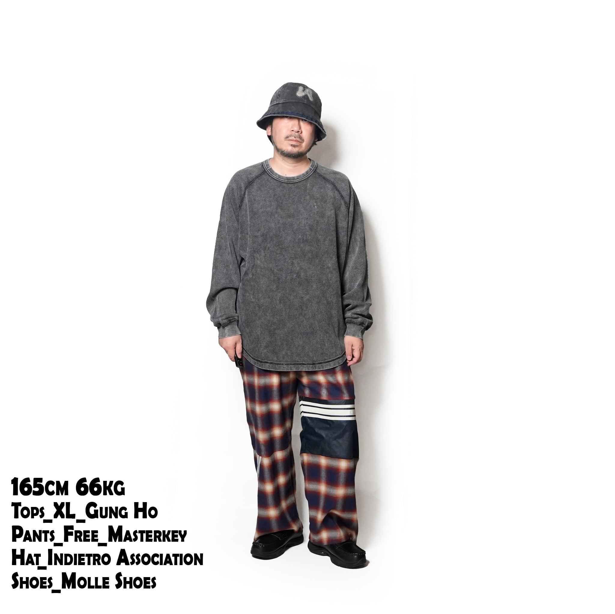 THERMAL CREWNECK | Color_Black | No_gh5f009_black【GUNG HO_ガンホー】