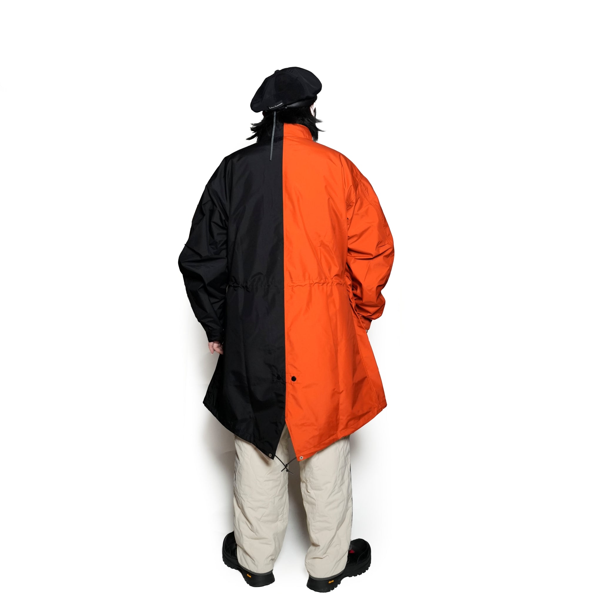 PH24FW-006_Black / Orange | P.H.M. MOD’S COAT – Black / Orange | POWDERHORN MOUNTAINEERING