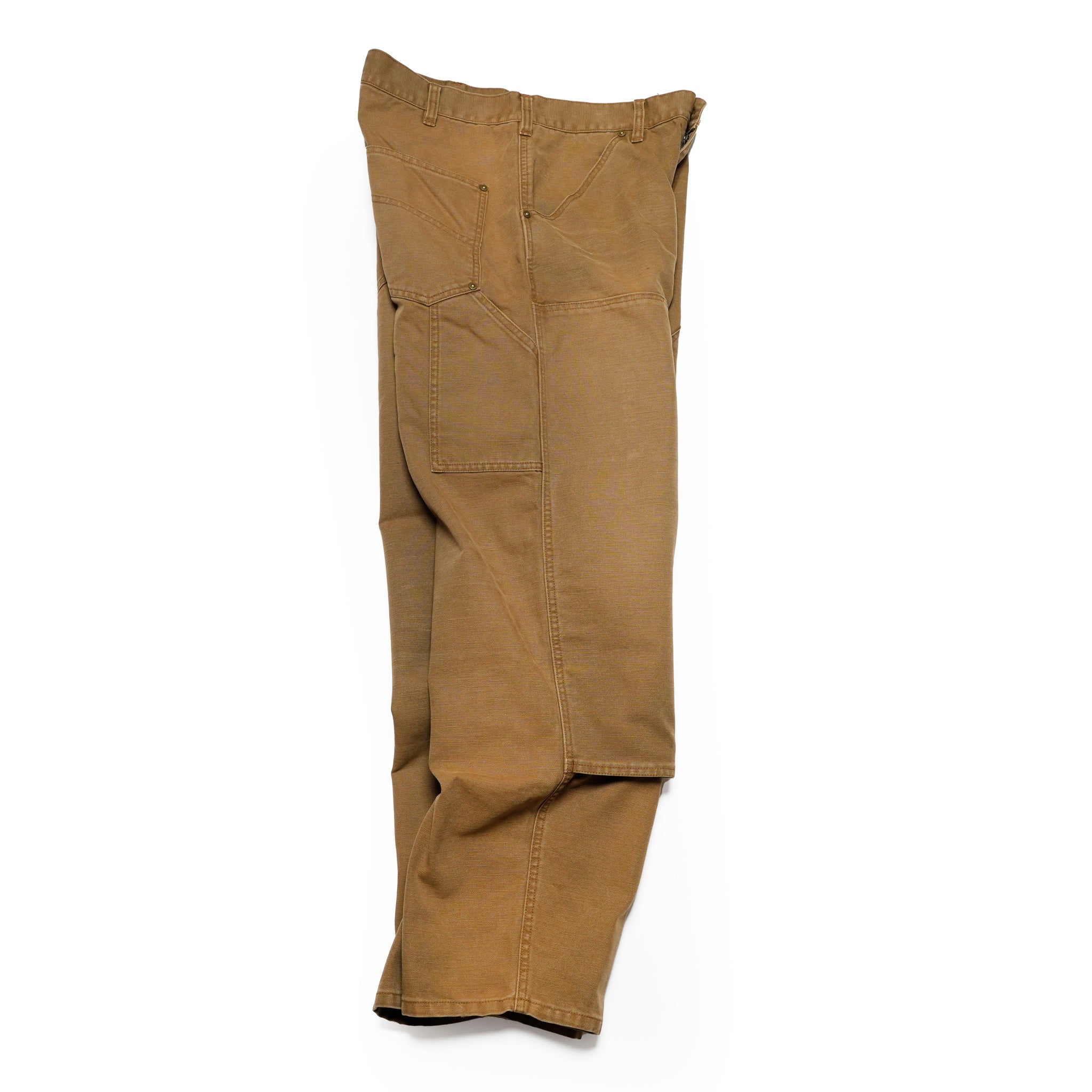 AD00271_Brown | Double Knee Duck Pants | Color:Brown【ADAN_エーディーエーエヌ】