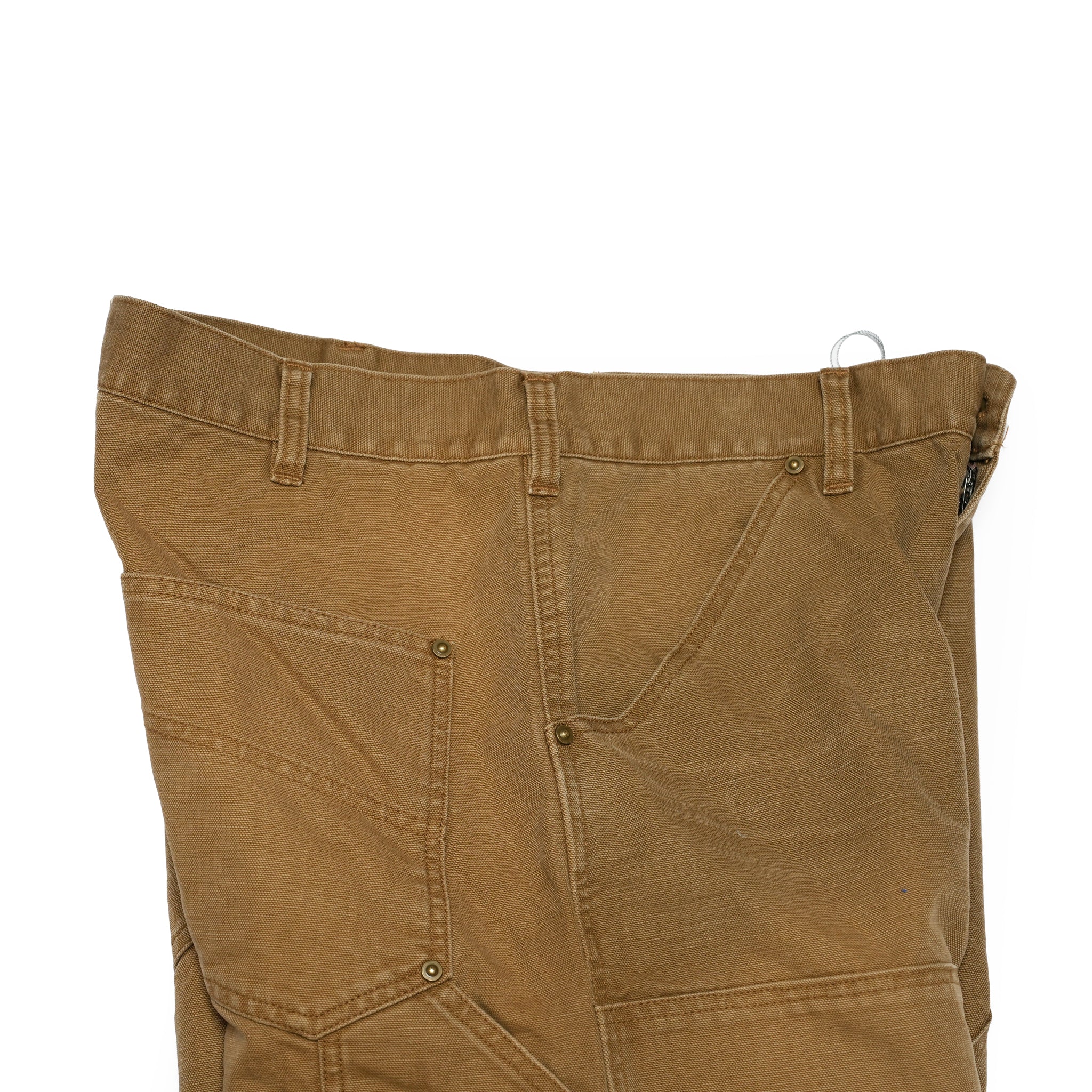 AD00271_Brown | Double Knee Duck Pants | Color:Brown【ADAN_エーディーエーエヌ】