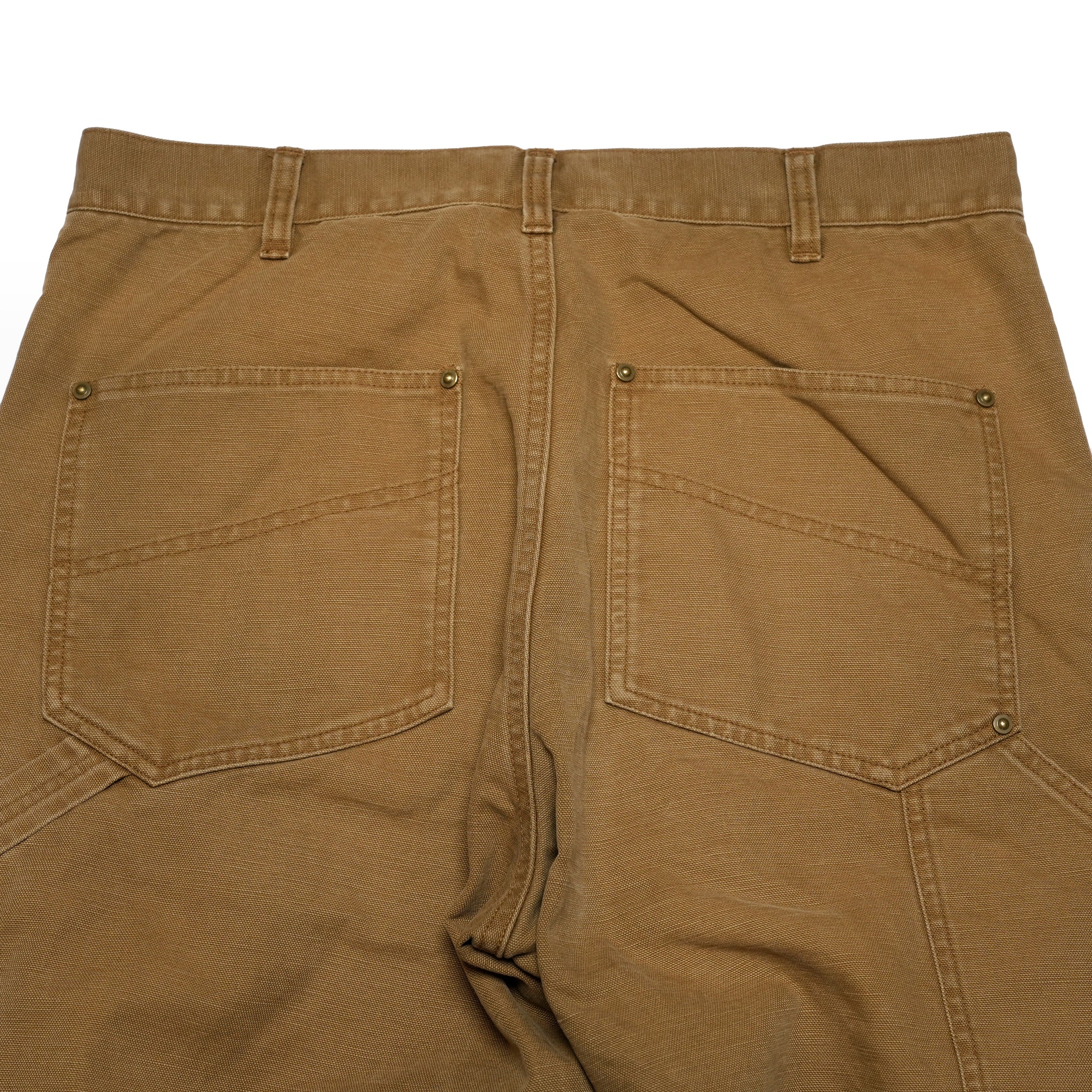 AD00271_Brown | Double Knee Duck Pants | Color:Brown【ADAN_エーディーエーエヌ】
