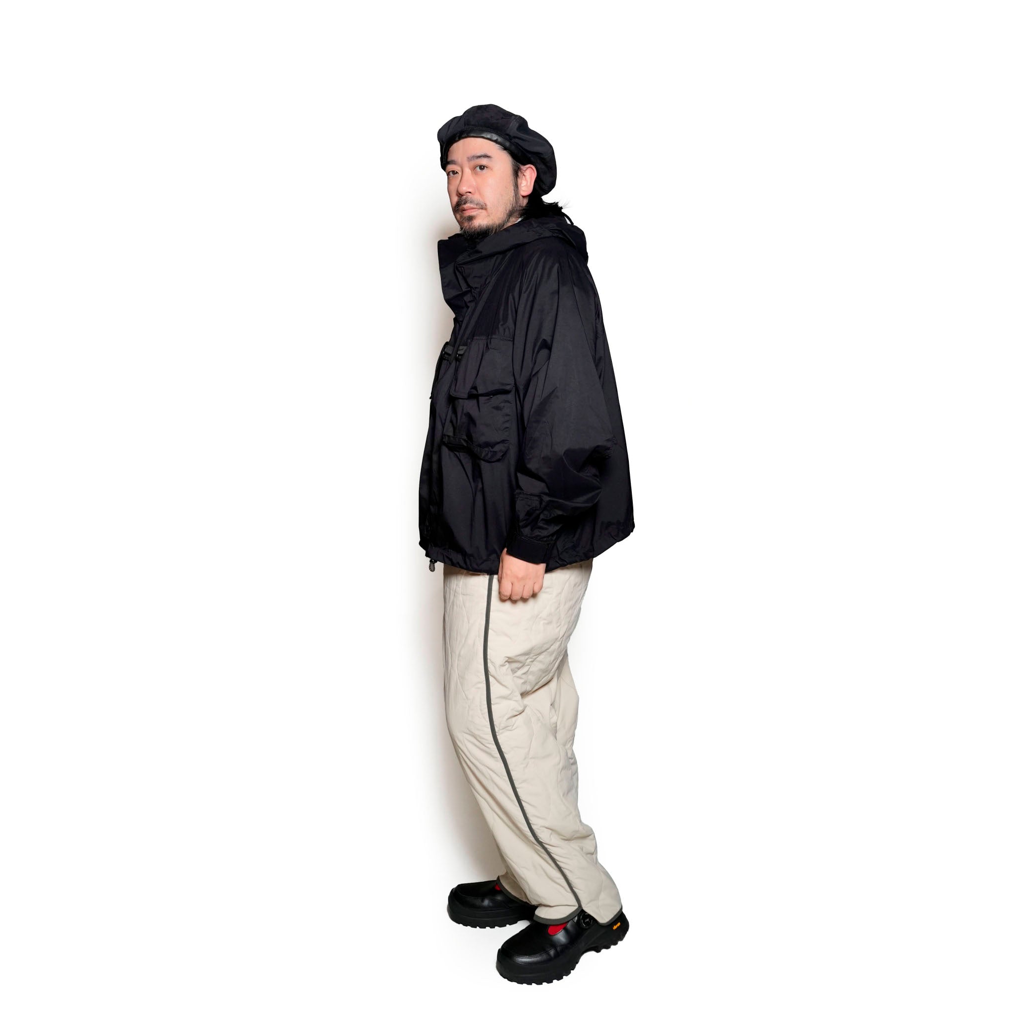 PH24FW-003_Black | P.H. M.FISHING JACKET | Color:Black【POWDERHORN MOUNTAINEERING_パウダーホーンマウンテニアリング】【archive】