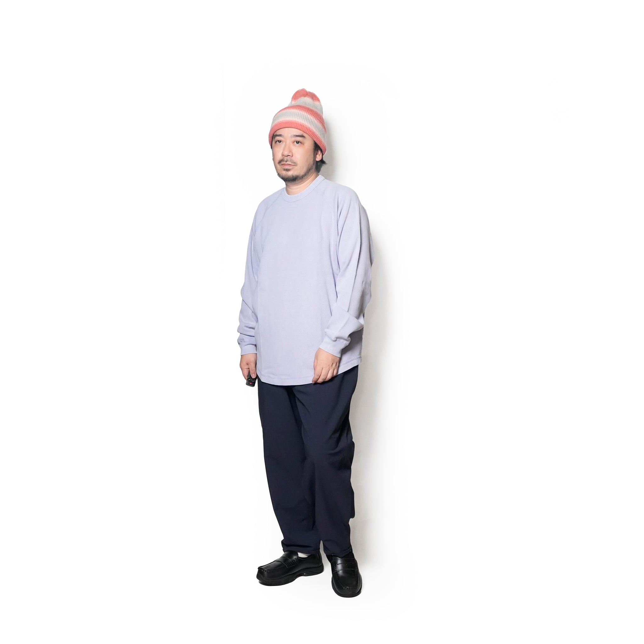 THERMAL CREWNECK | Color_Blue | No_gh5f009_blue【GUNG HO_ガンホー】