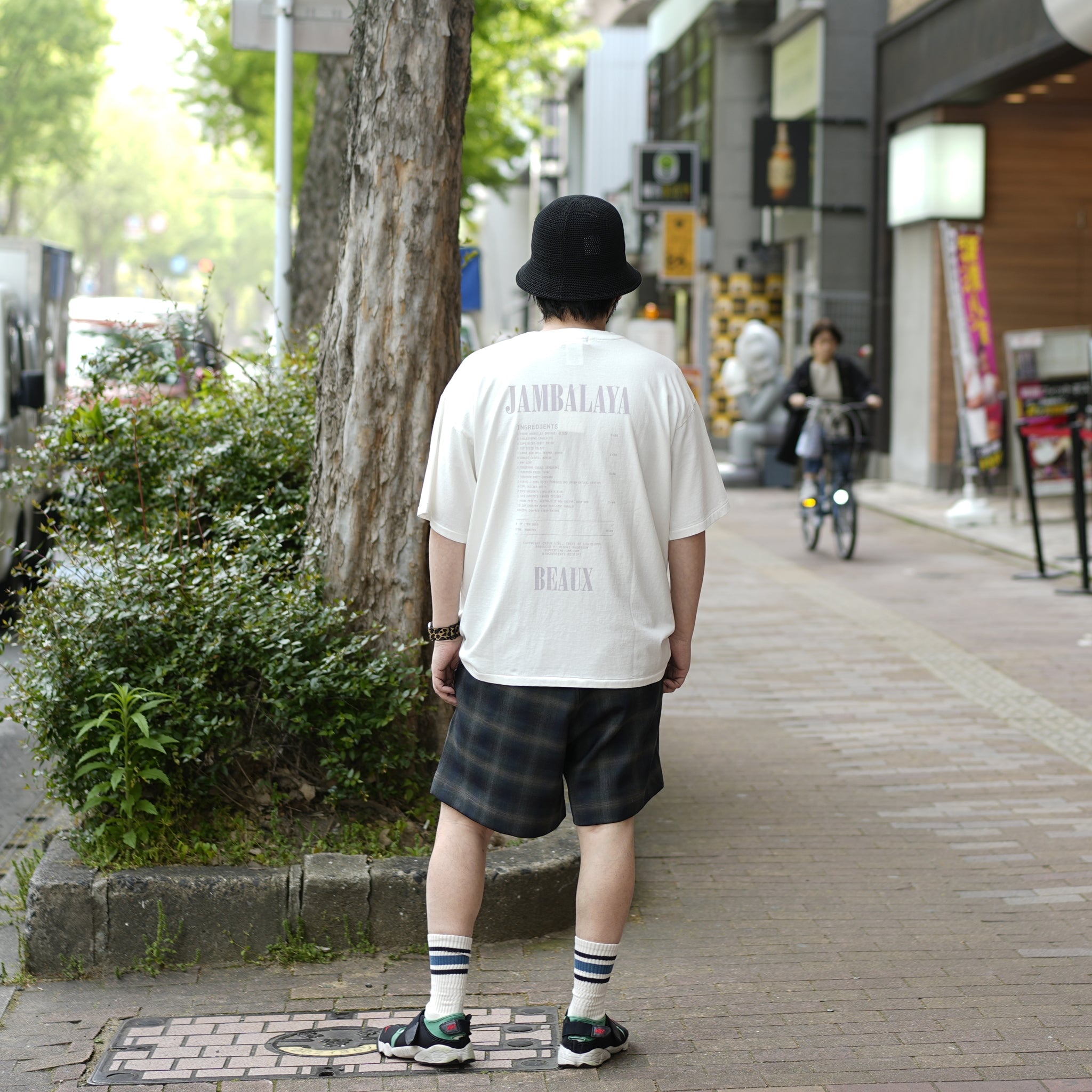 24#03-4010-0_WAB | CAJUN GlRL BAND-TEE "JAMBALAYA"-WHT_AB【MINAMI ANDERSON_ミナミアンダーソン】【ネコポス選択可能】