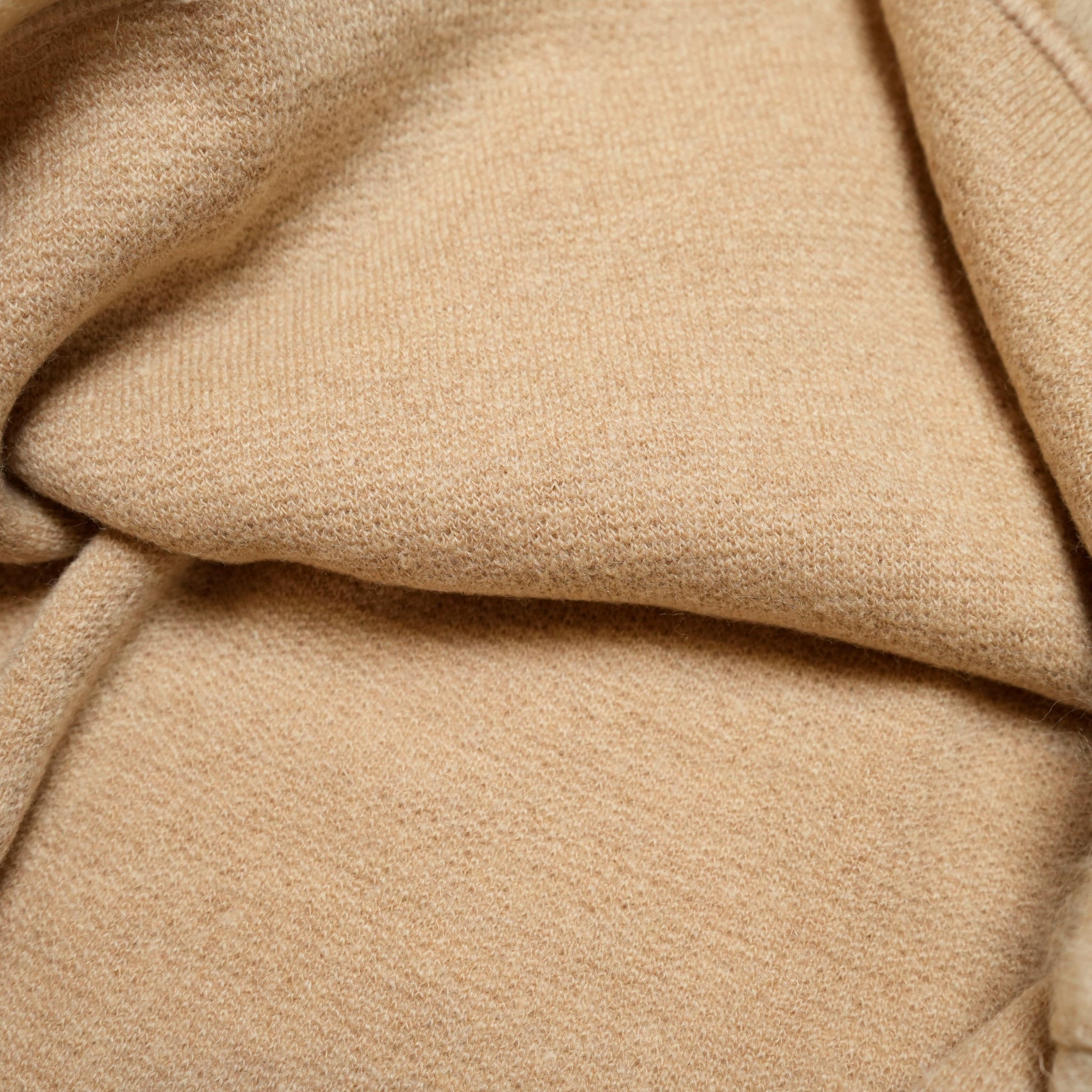 M32844-1_Ochre | Shaggy Long Sleeve Tee Made In Japan By MinamiShoten | Color:Ochre【MONITALY_モニタリー】