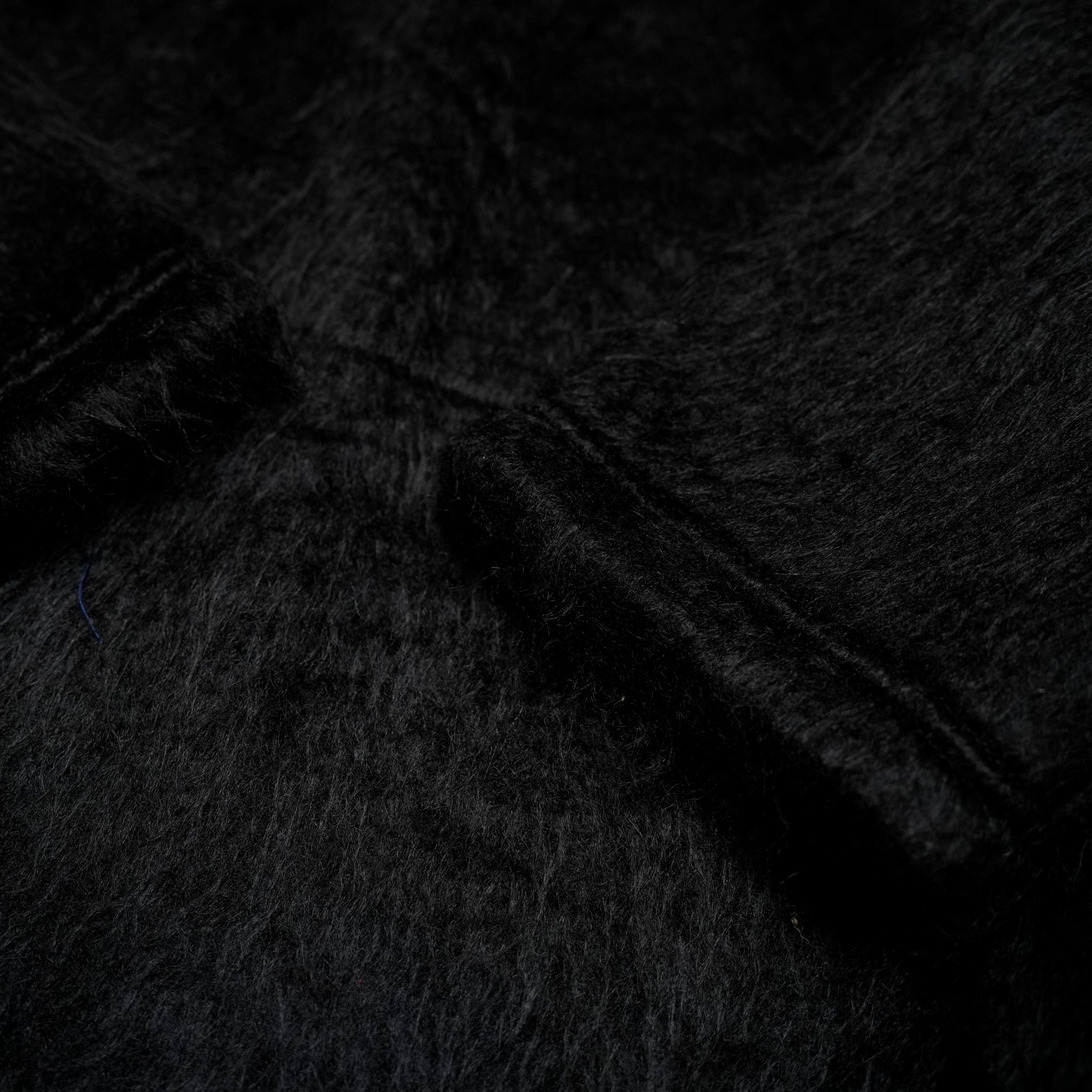 M32844-3_Black | Shaggy Long Sleeve Tee Made In Japan By MinamiShoten | Color:Black【MONITALY_モニタリー】【archive】
