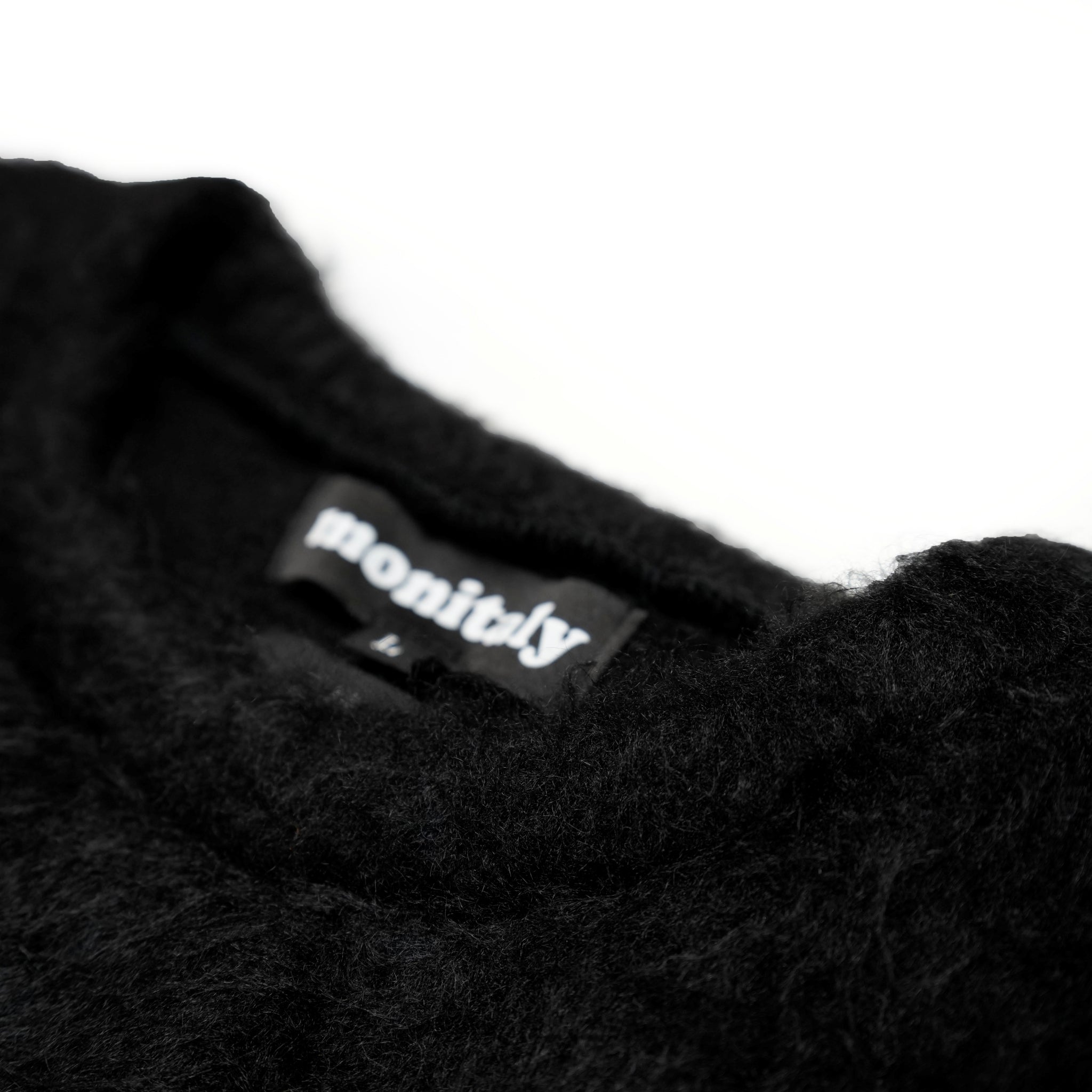 M32844-3_Black | Shaggy Long Sleeve Tee Made In Japan By MinamiShoten | Color:Black【MONITALY_モニタリー】【archive】