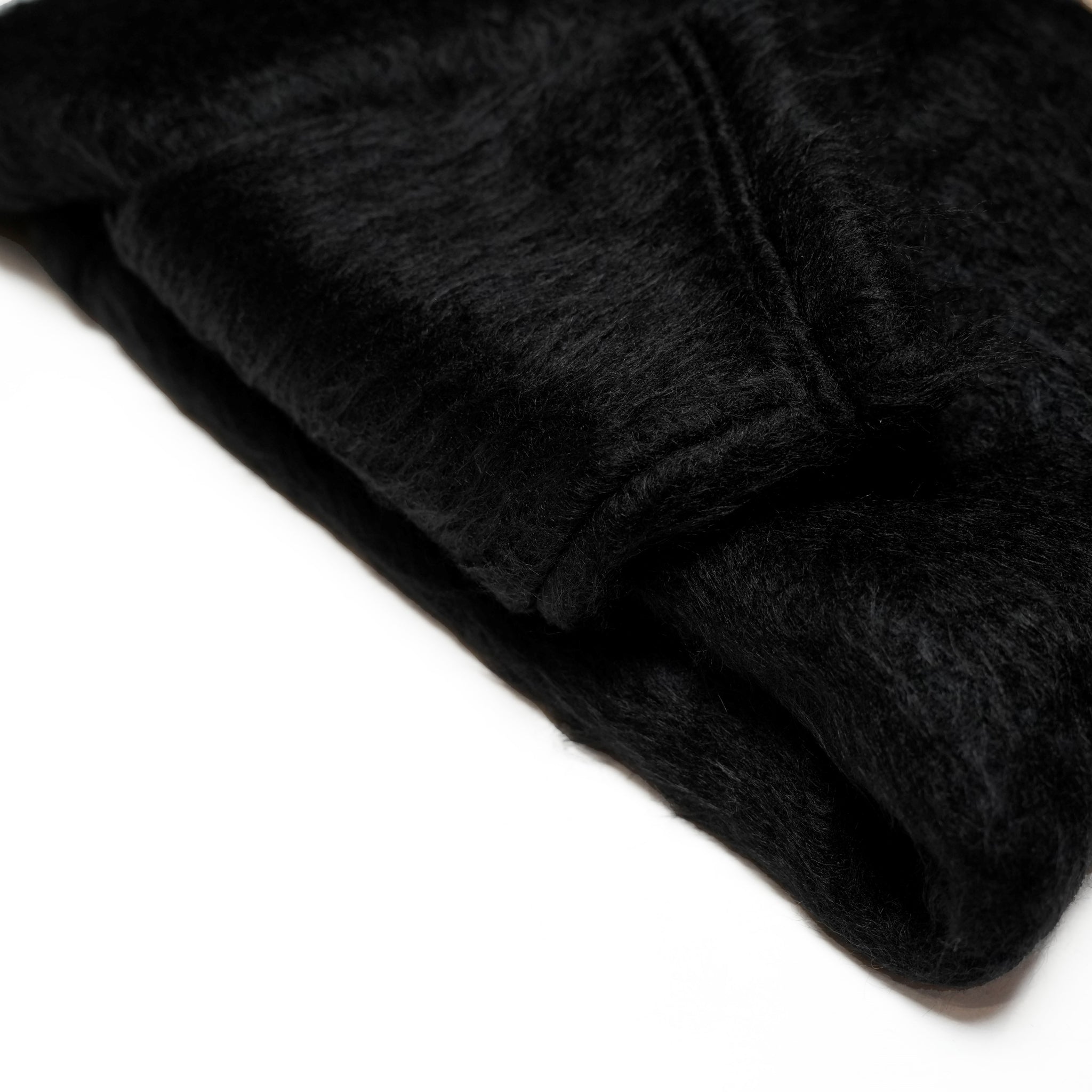 M32844-3_Black | Shaggy Long Sleeve Tee Made In Japan By MinamiShoten | Color:Black【MONITALY_モニタリー】【archive】