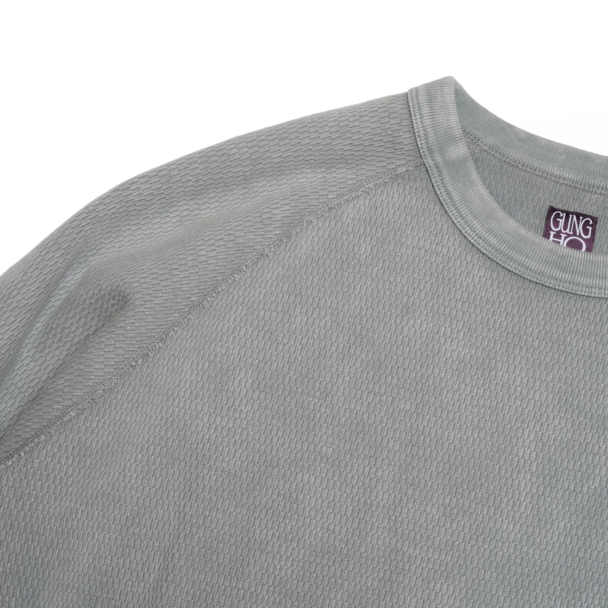 THERMAL CREWNECK | Color_Grey | No_gh5f009_grey【GUNG HO_ガンホー】