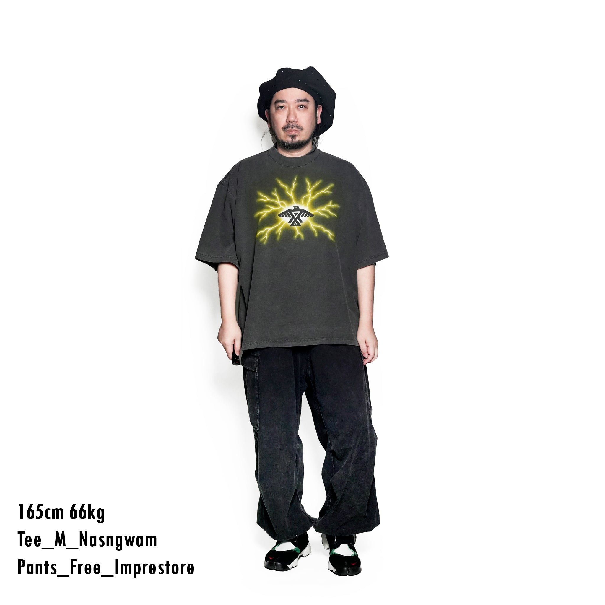 C0709904_02-YELLOW | THUNDER TEE | Color:02-Yellow【NASNGWAM_ナスングワム】