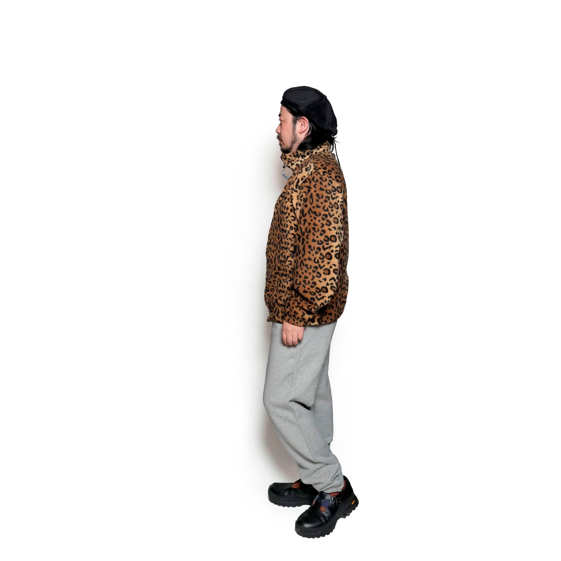 F48A_LEOPARD | Fleece Full Zip | Color:Leopard【SPRING MOUNTAIN_スプリングマウンテン】
