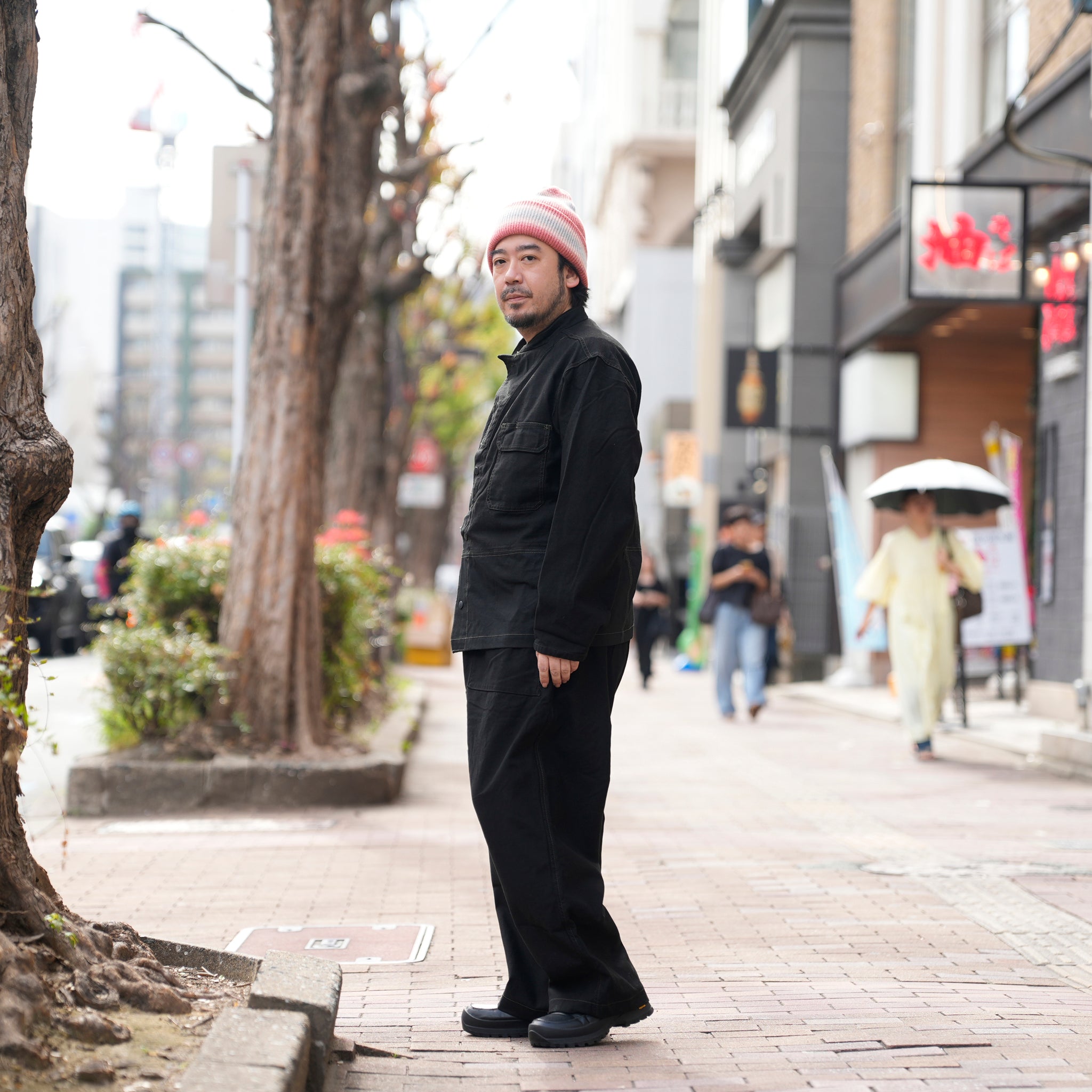 MEC COVERALL JACKET | Color_Dyed Black | No_odd2025aw-003【ODDMENT_オッドメント】