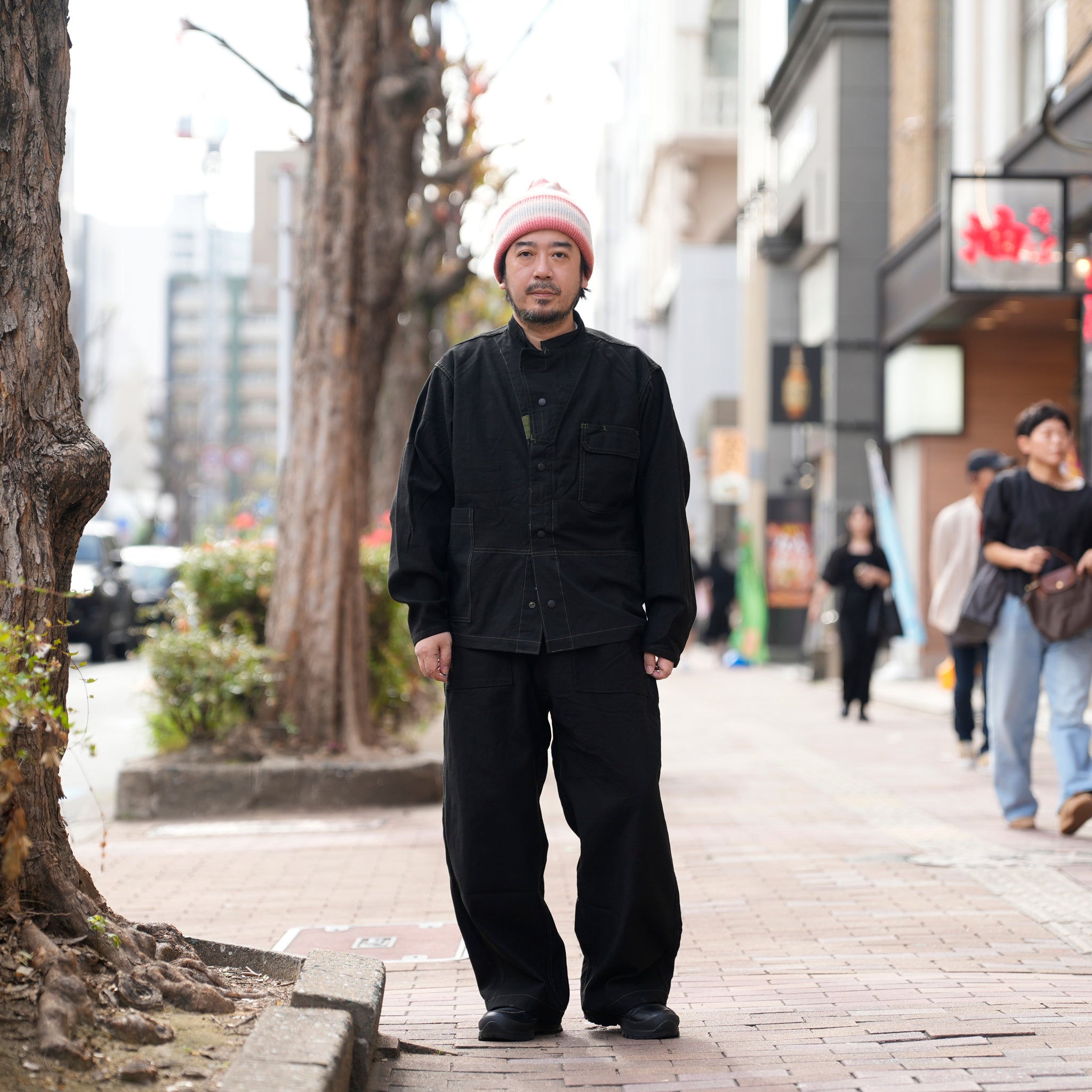 MEC COVERALL JACKET | Color_Dyed Black | No_odd2025aw-003【ODDMENT_オッドメント】