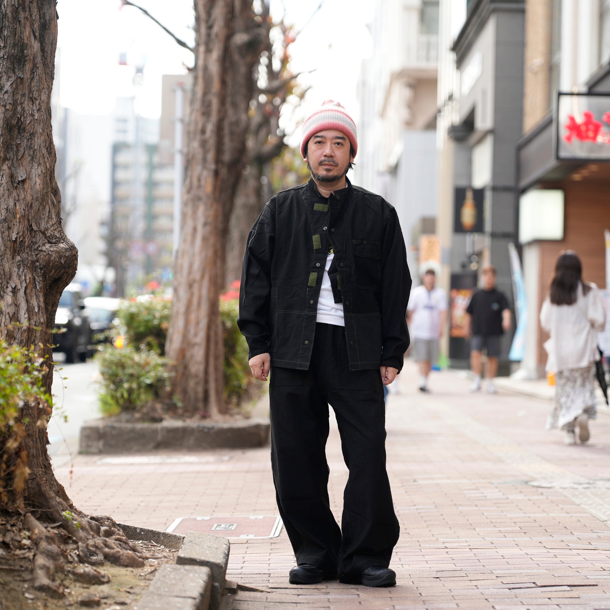 MEC COVERALL JACKET | Color_Dyed Black | No_odd2025aw-003【ODDMENT_オッドメント】