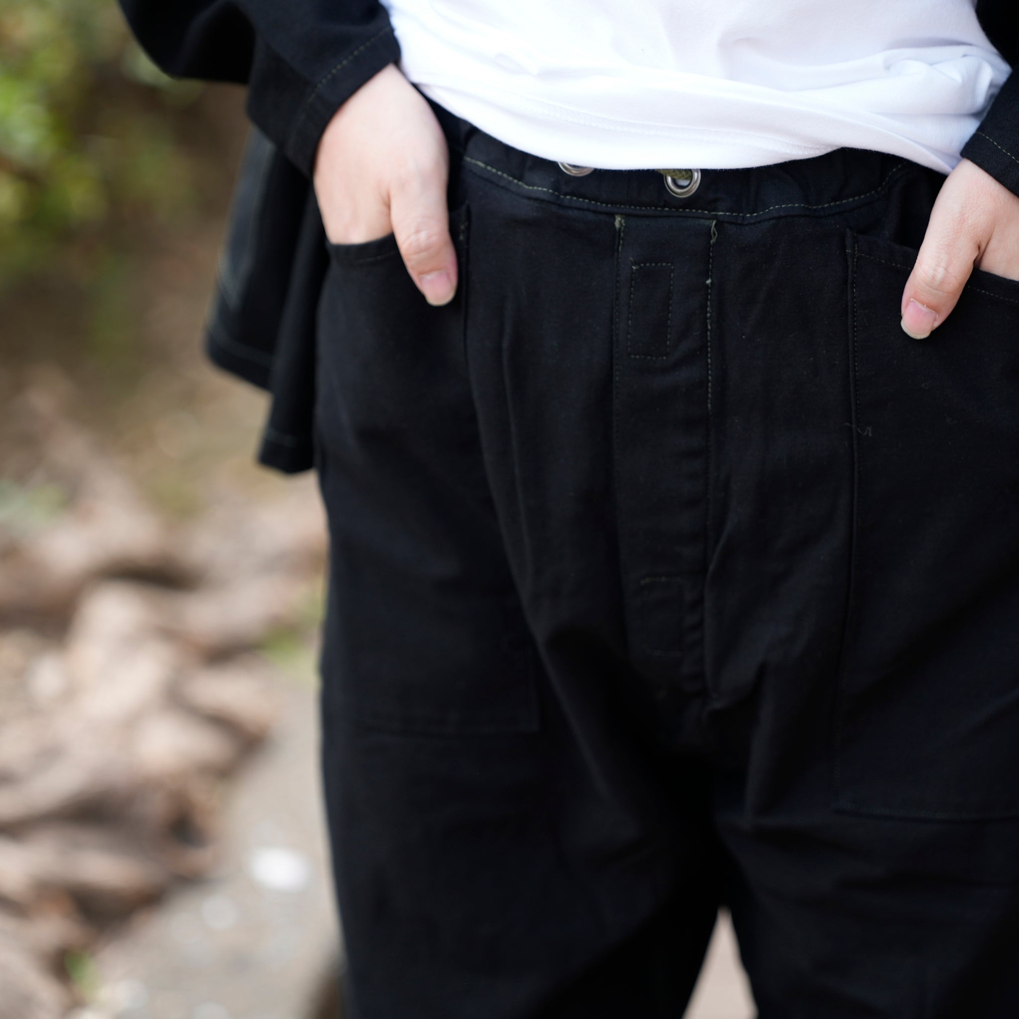 MEC COVERALL PANTS – Dyed Black | odd2025aw-004 | ODDMENT